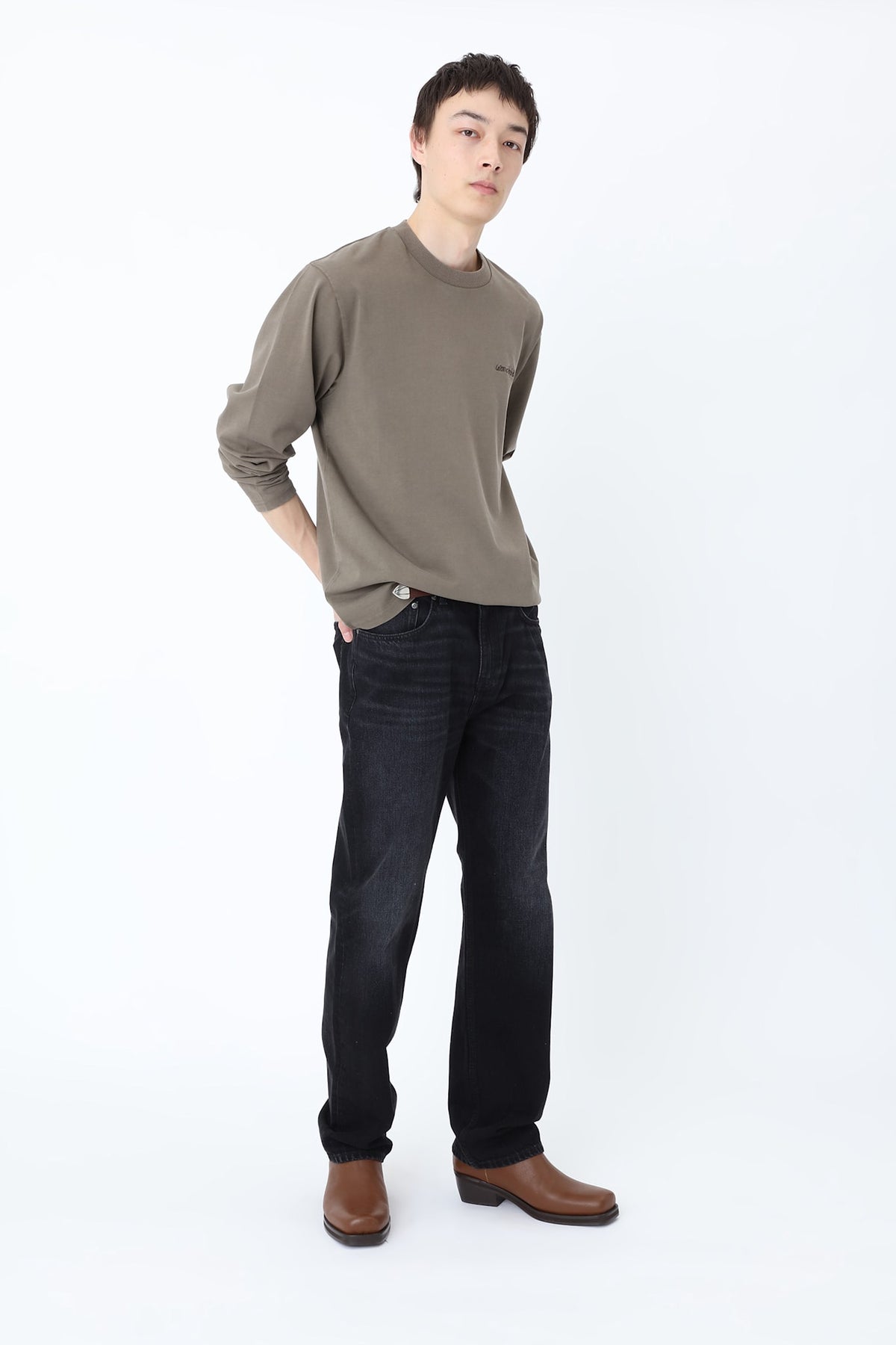 LA LS Italic Shirt - Won Hundred Online Store
