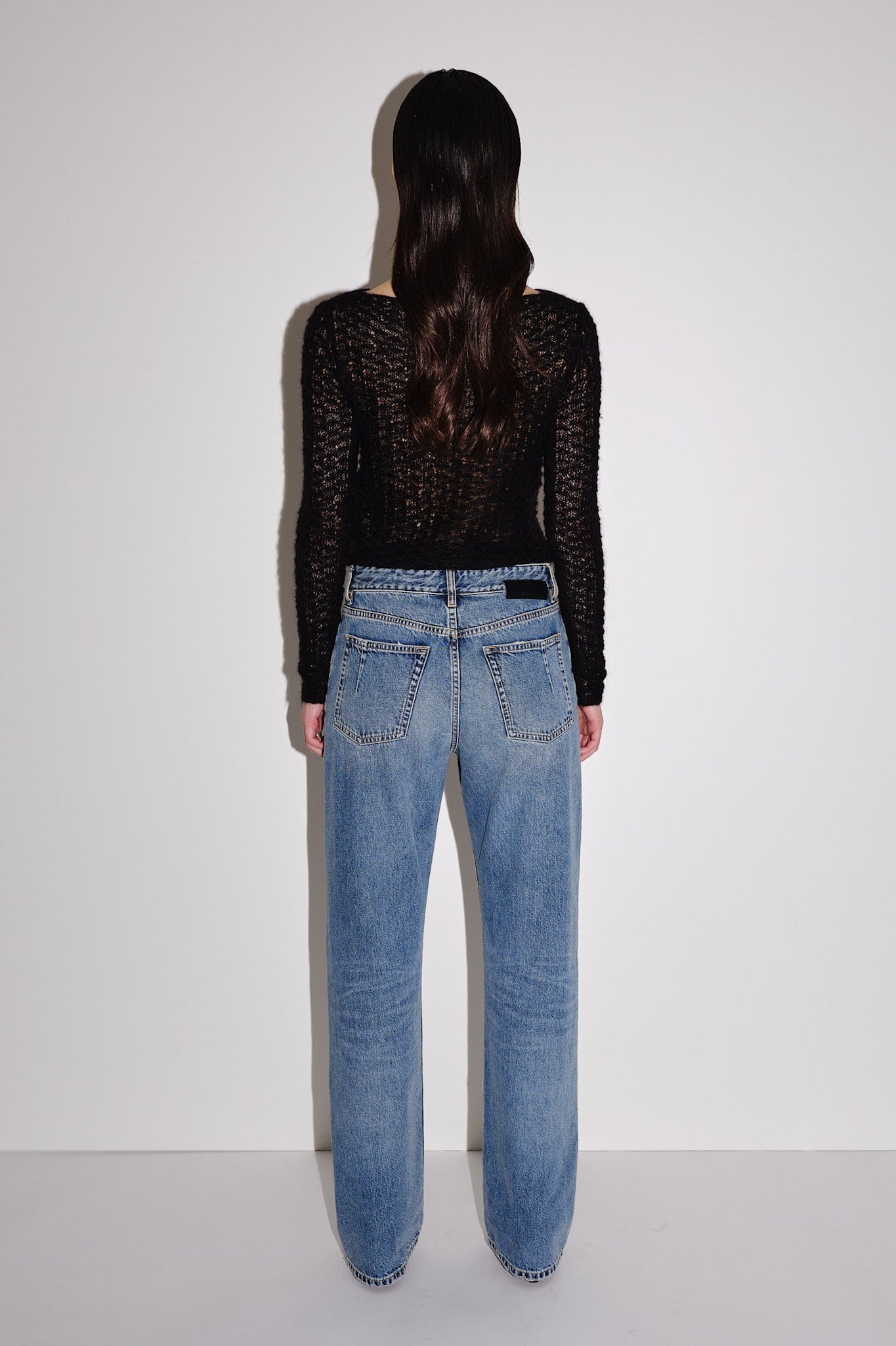 Won Hundred Women Baggy Dirt Vintage Blue 5-Pockets Dirt Vintage Blue