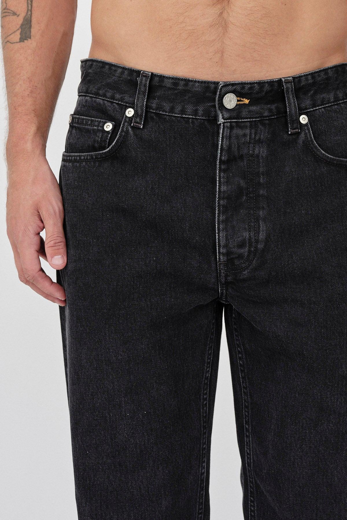 Won Hundred Men Ben 5-Pockets Dark Grey Two