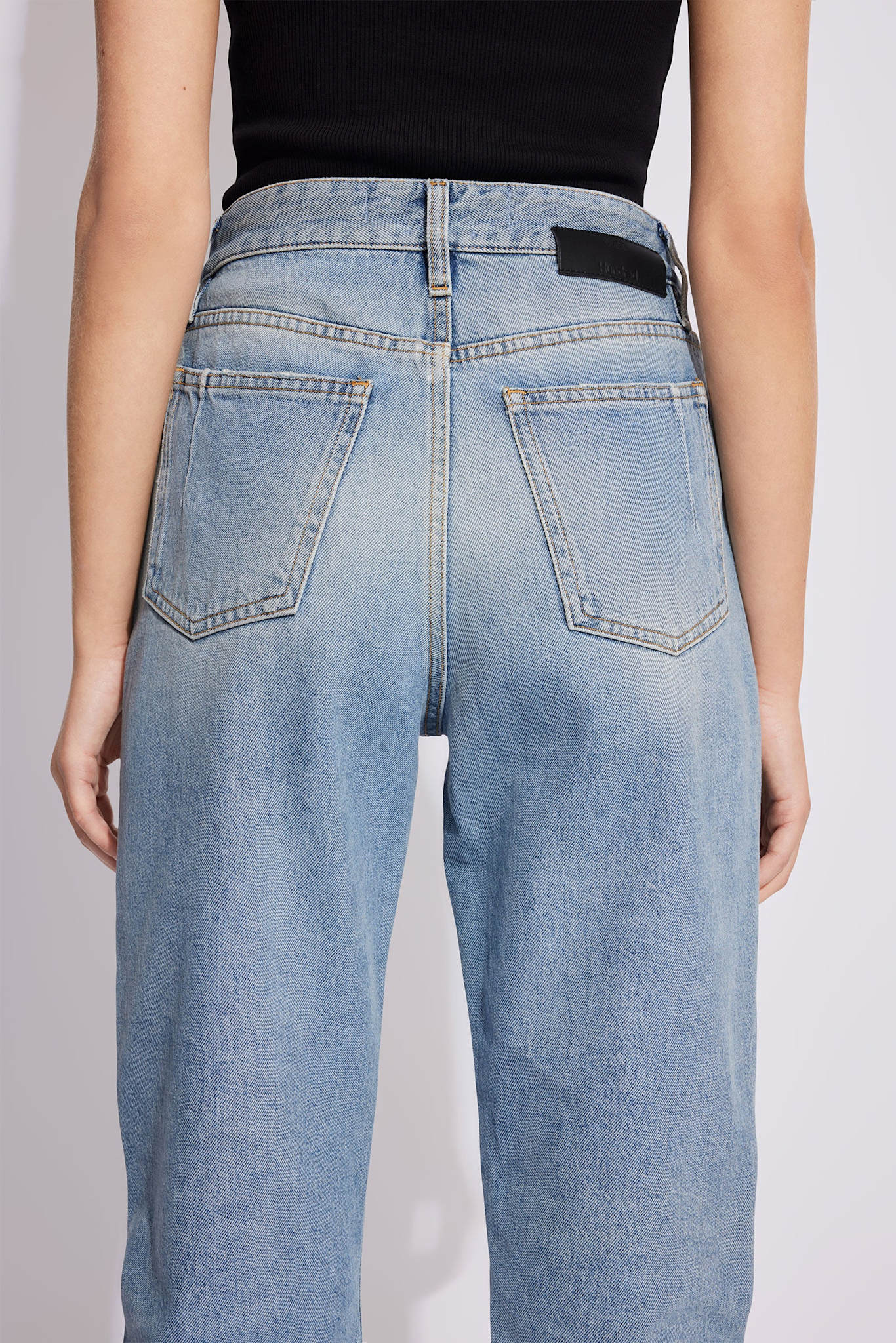 Won Hundred Women Billy 5-Pockets Worn Blue Eight