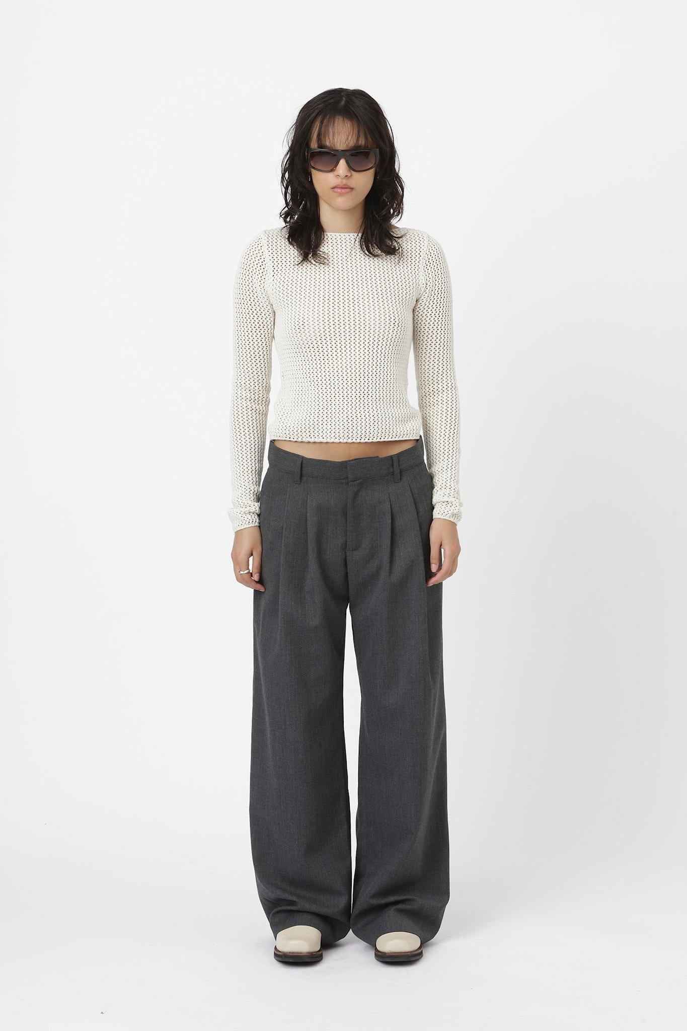 Won Hundred Women Camille Trousers Antrecite melange