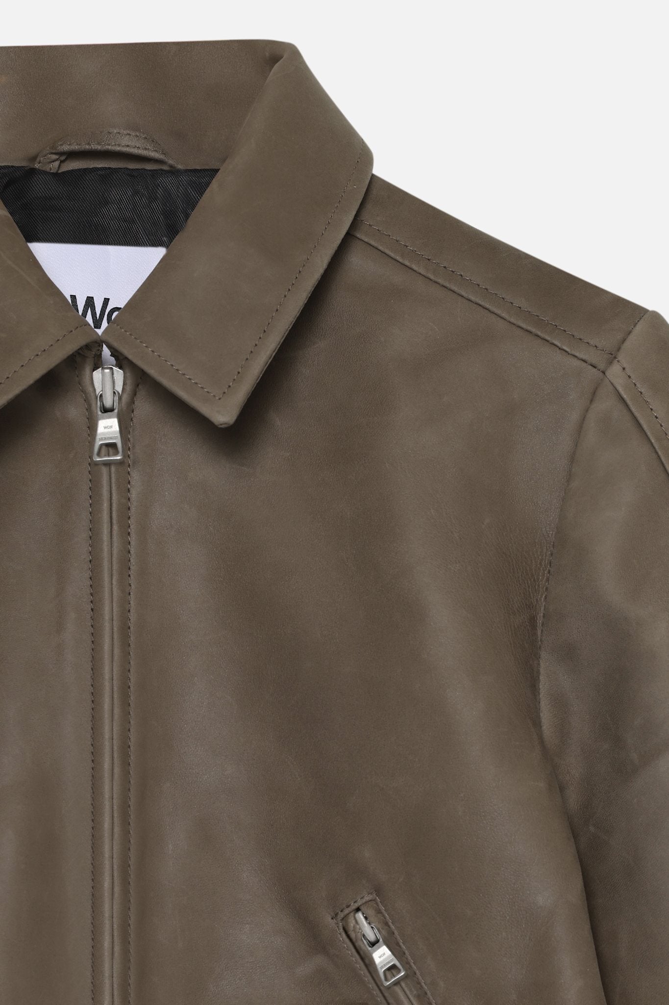 Dalia Panel Leather Jacket - Won Hundred Online Store