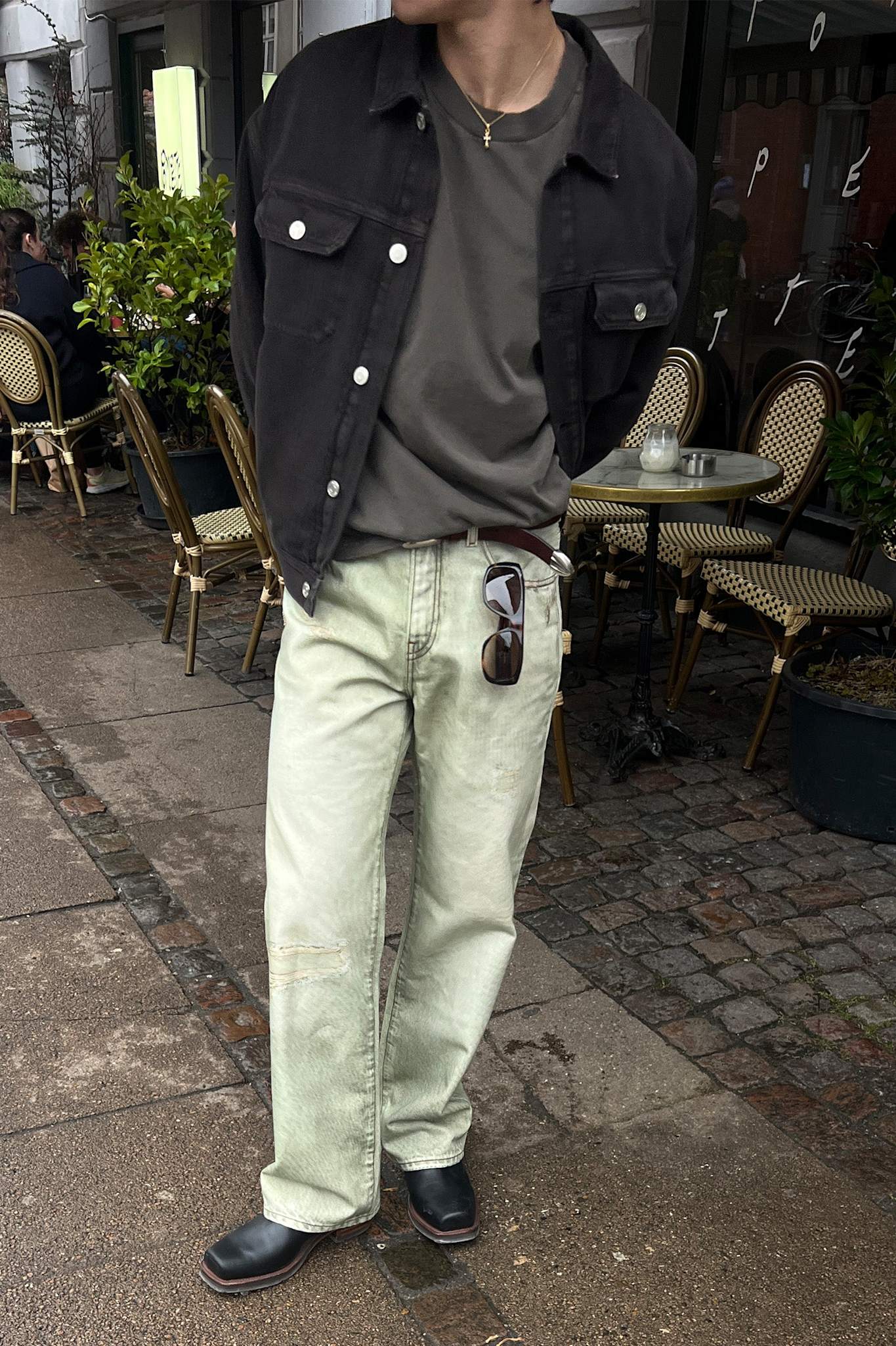 Won Hundred Men Genoa Printed Denim Denim