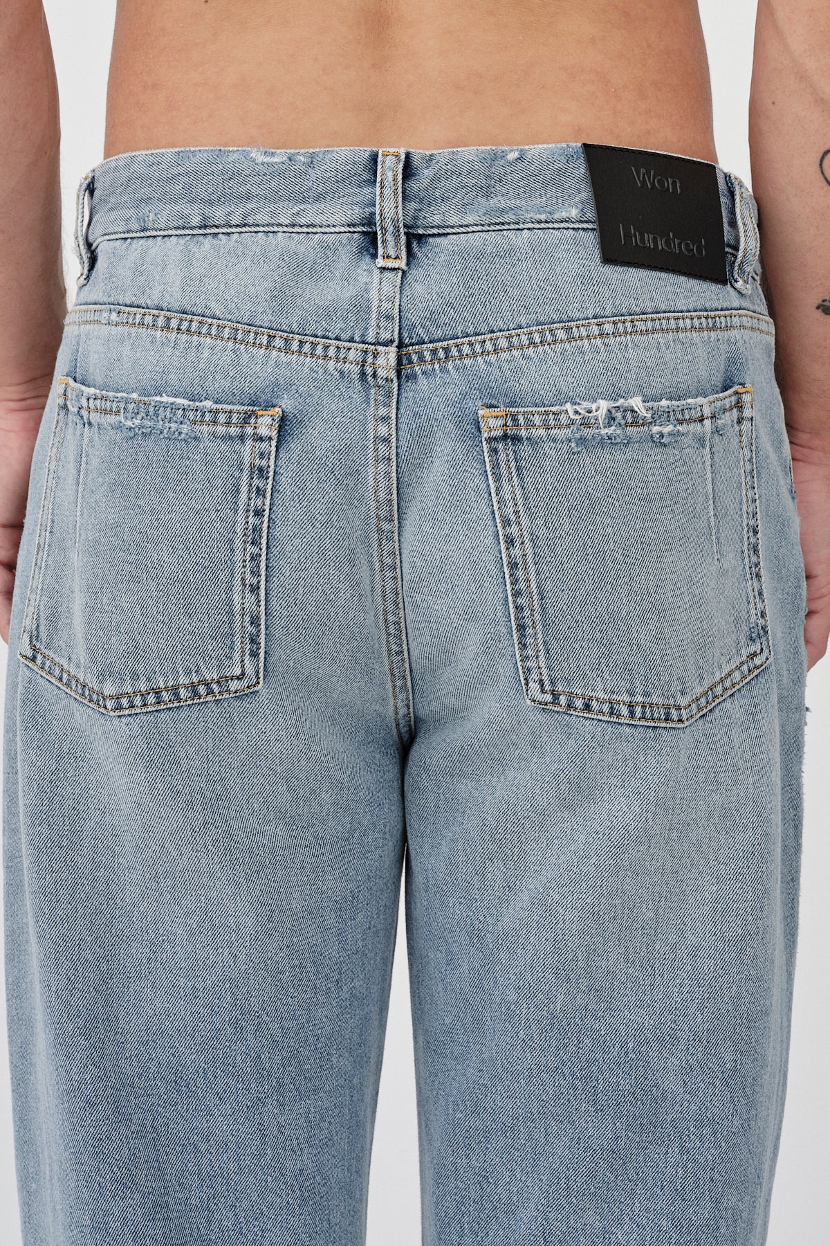 Won Hundred Men Steve 5-Pockets Wash Eight