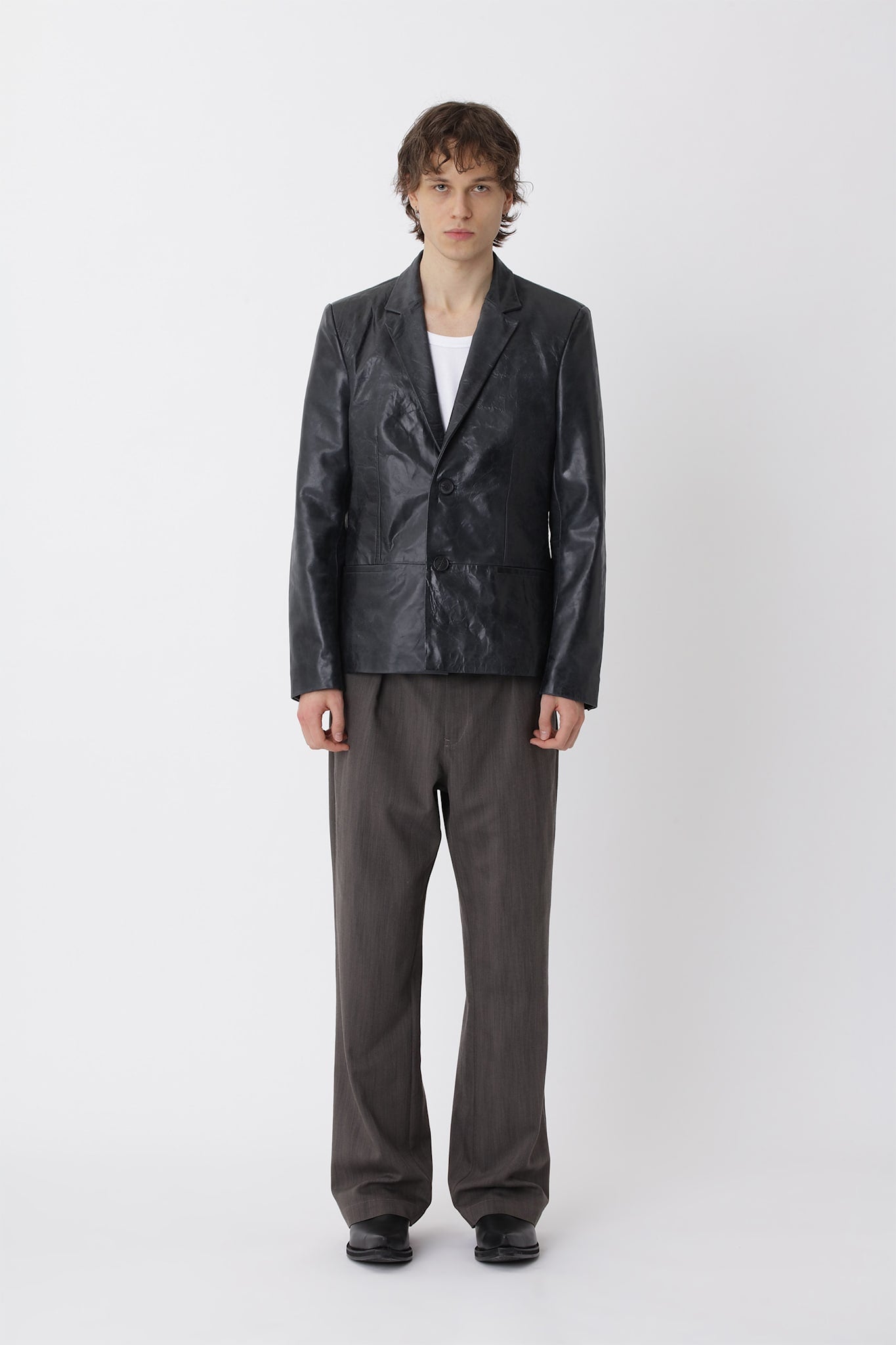 Oliver Leather Blazer - Won Hundred Online Store