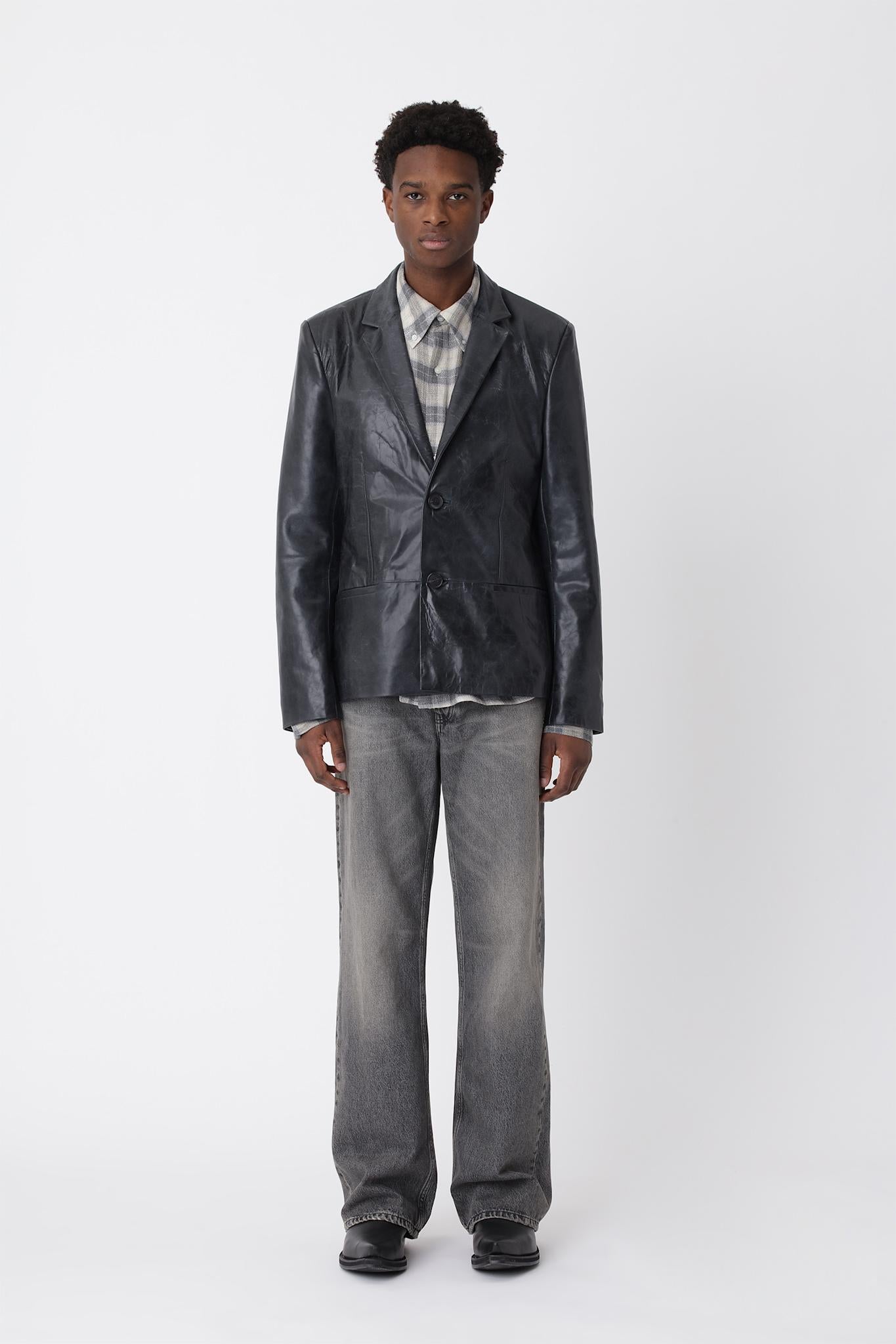 Oliver Leather Blazer - Won Hundred Online Store