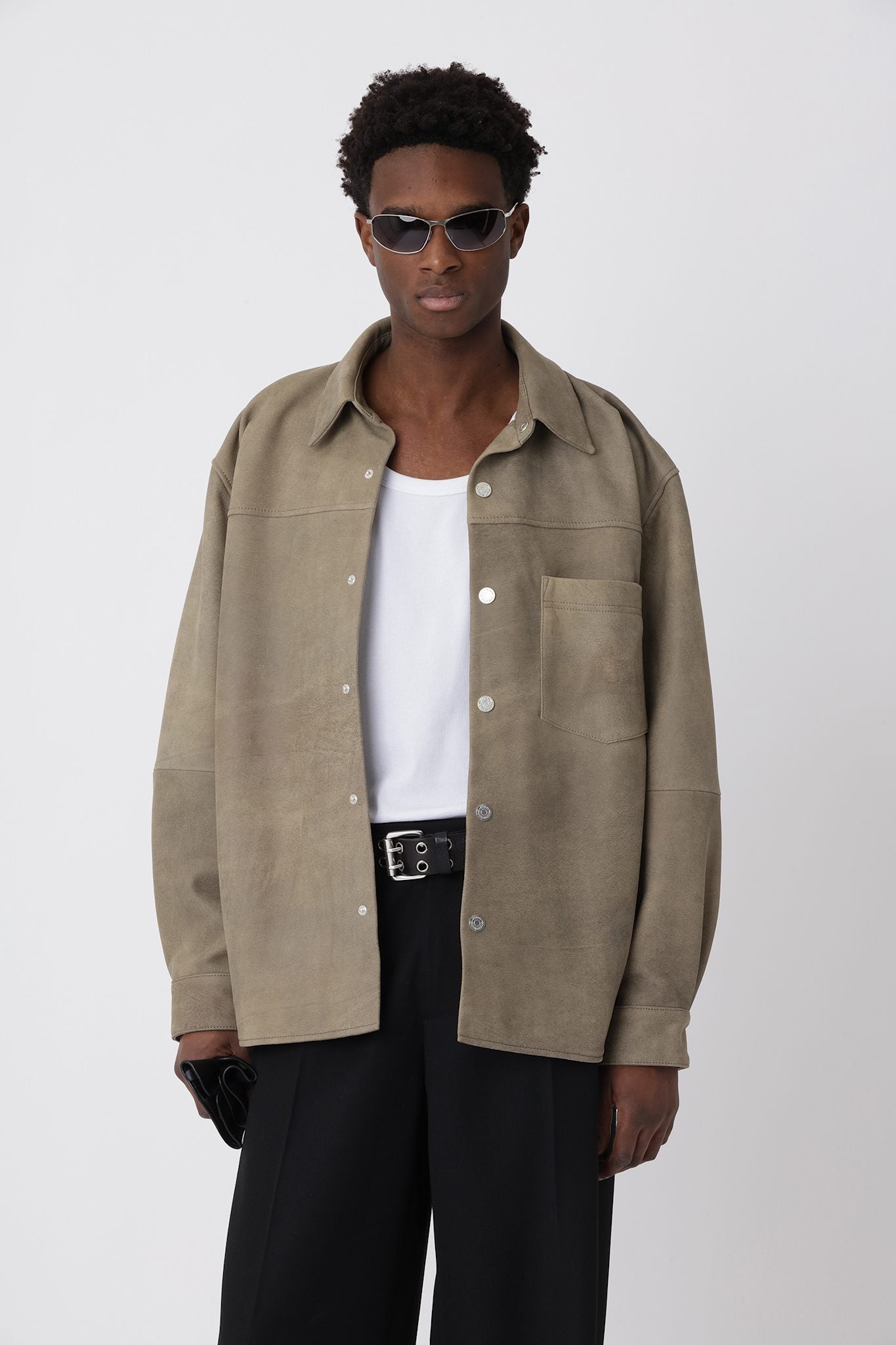 Zayne Suede Shirt - Won Hundred Online Store