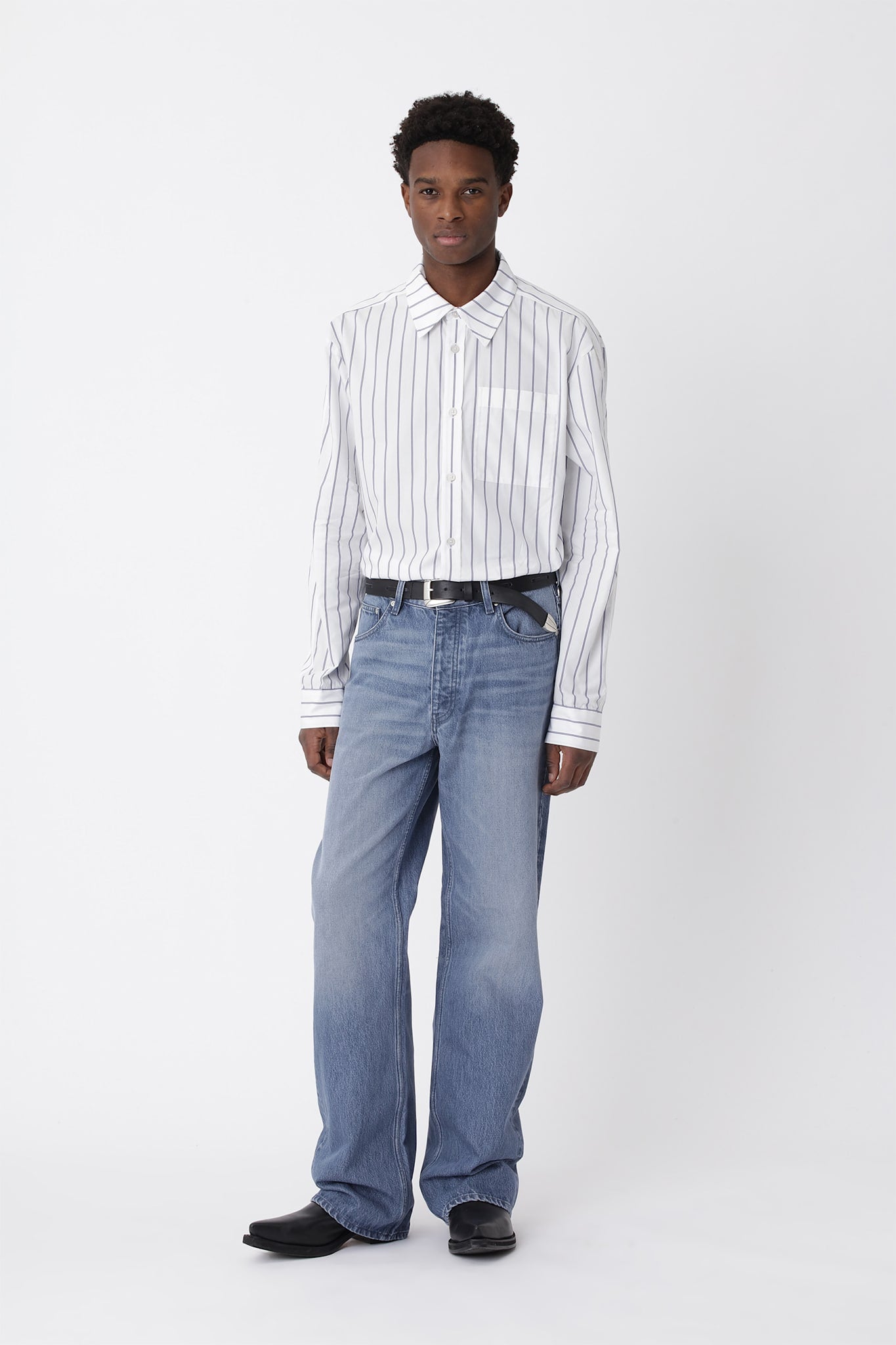 Knox Stripe Panel Shirt