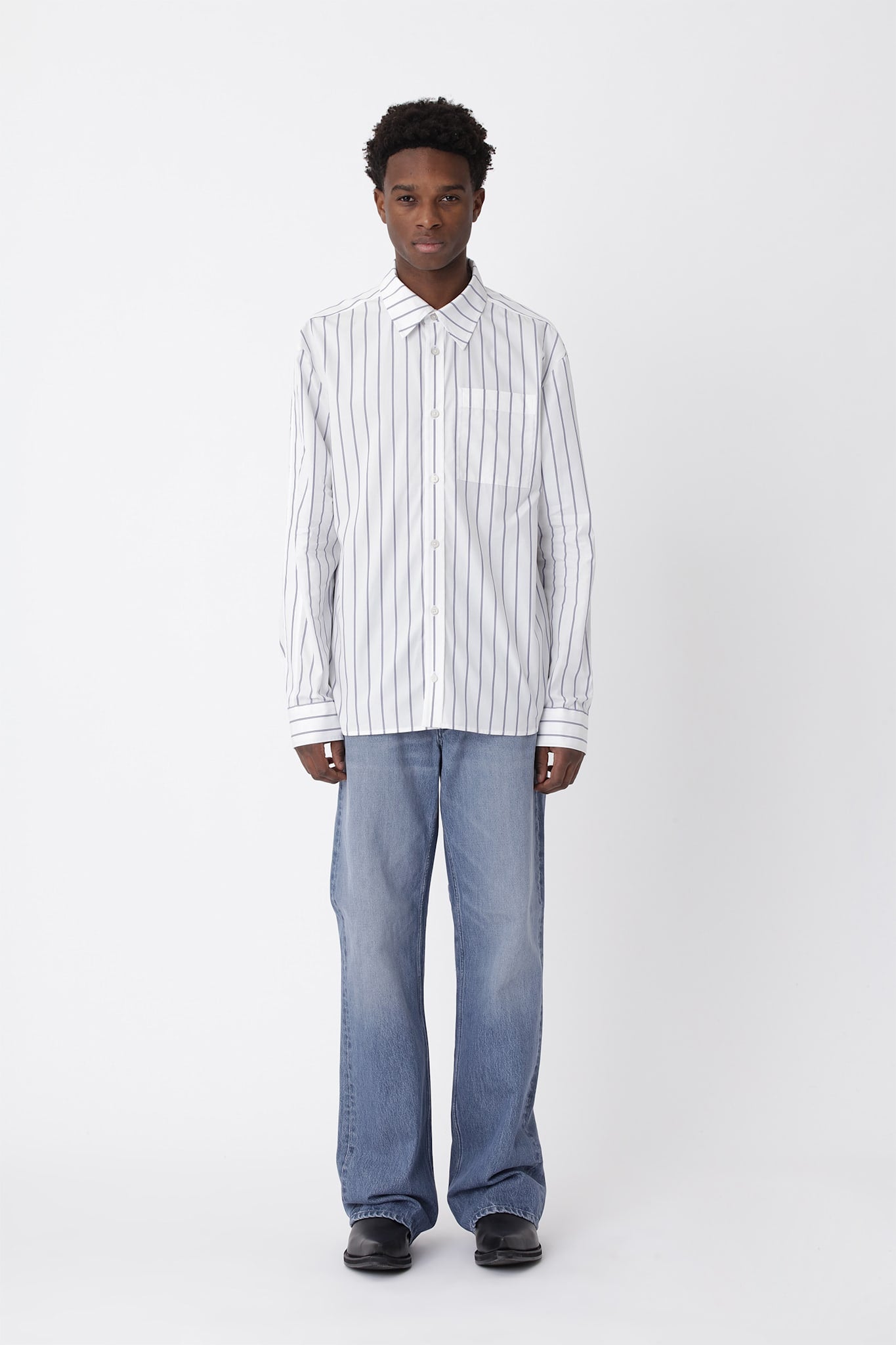 Knox Stripe Panel Shirt