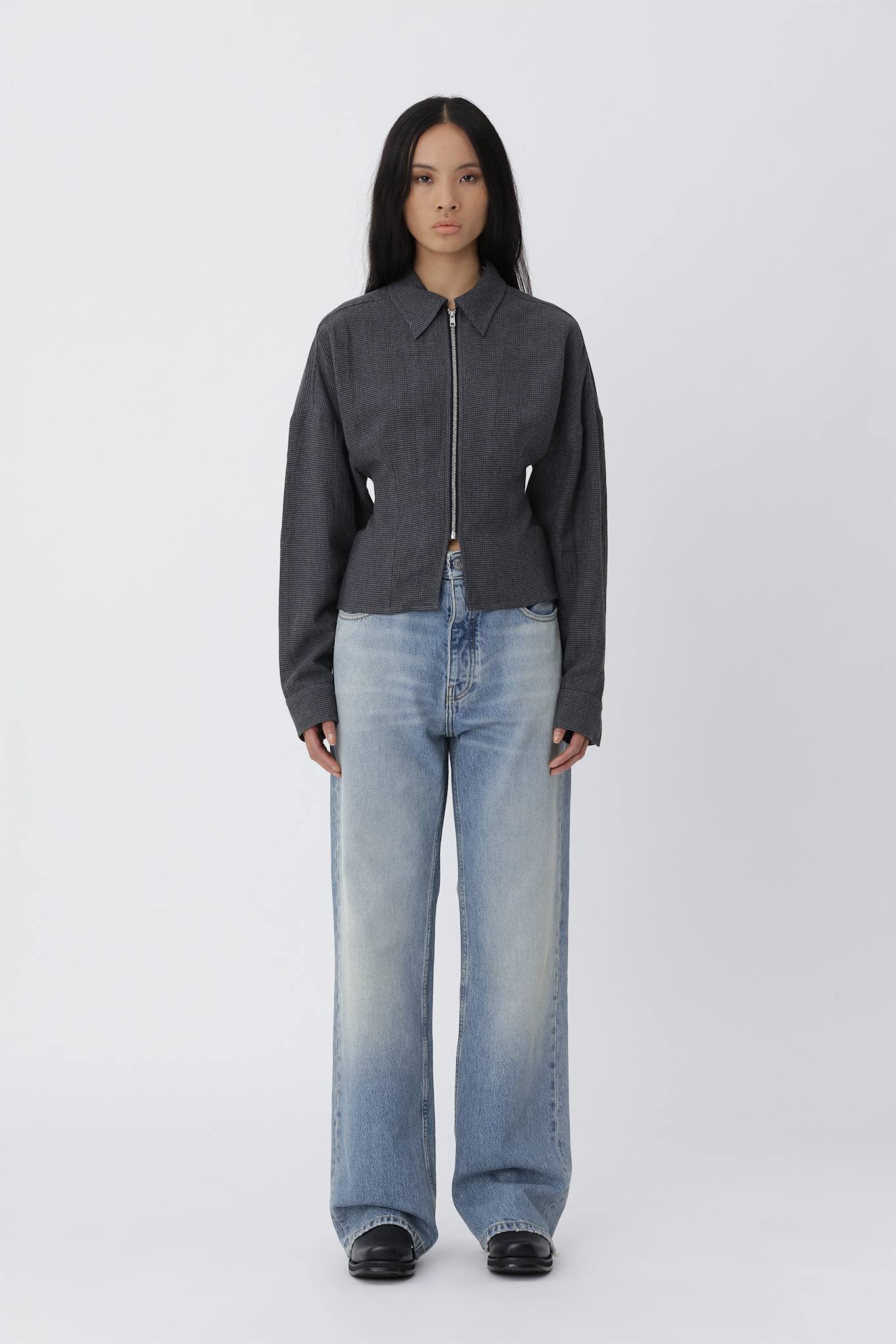 Gia Shirt - Blackened Pearl COMB. - Won Hundred Online Store