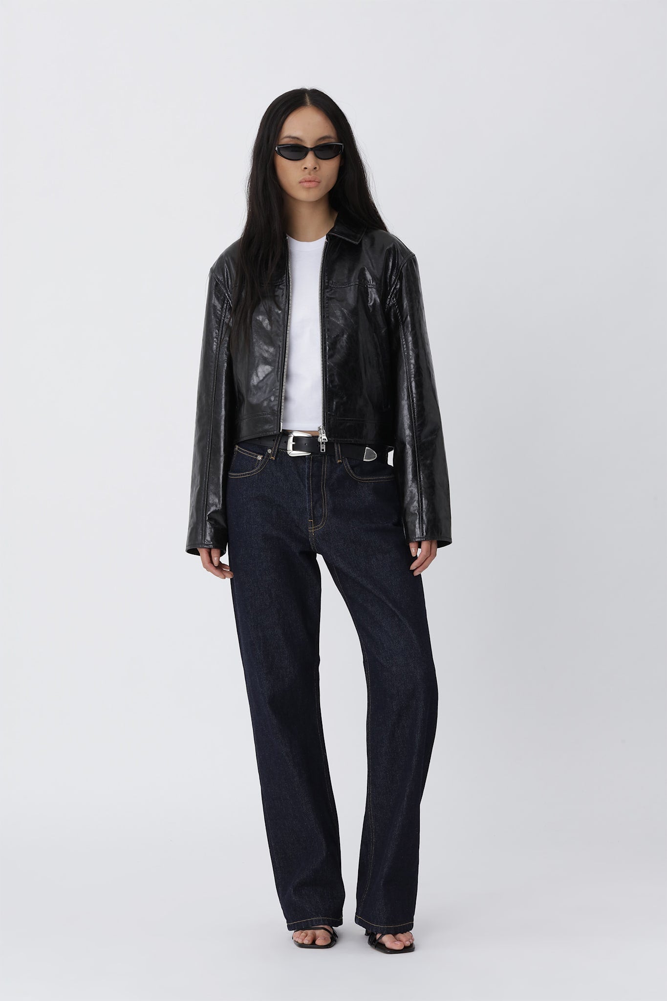 Caro Leather Jacket - Black - Won Hundred Online Store