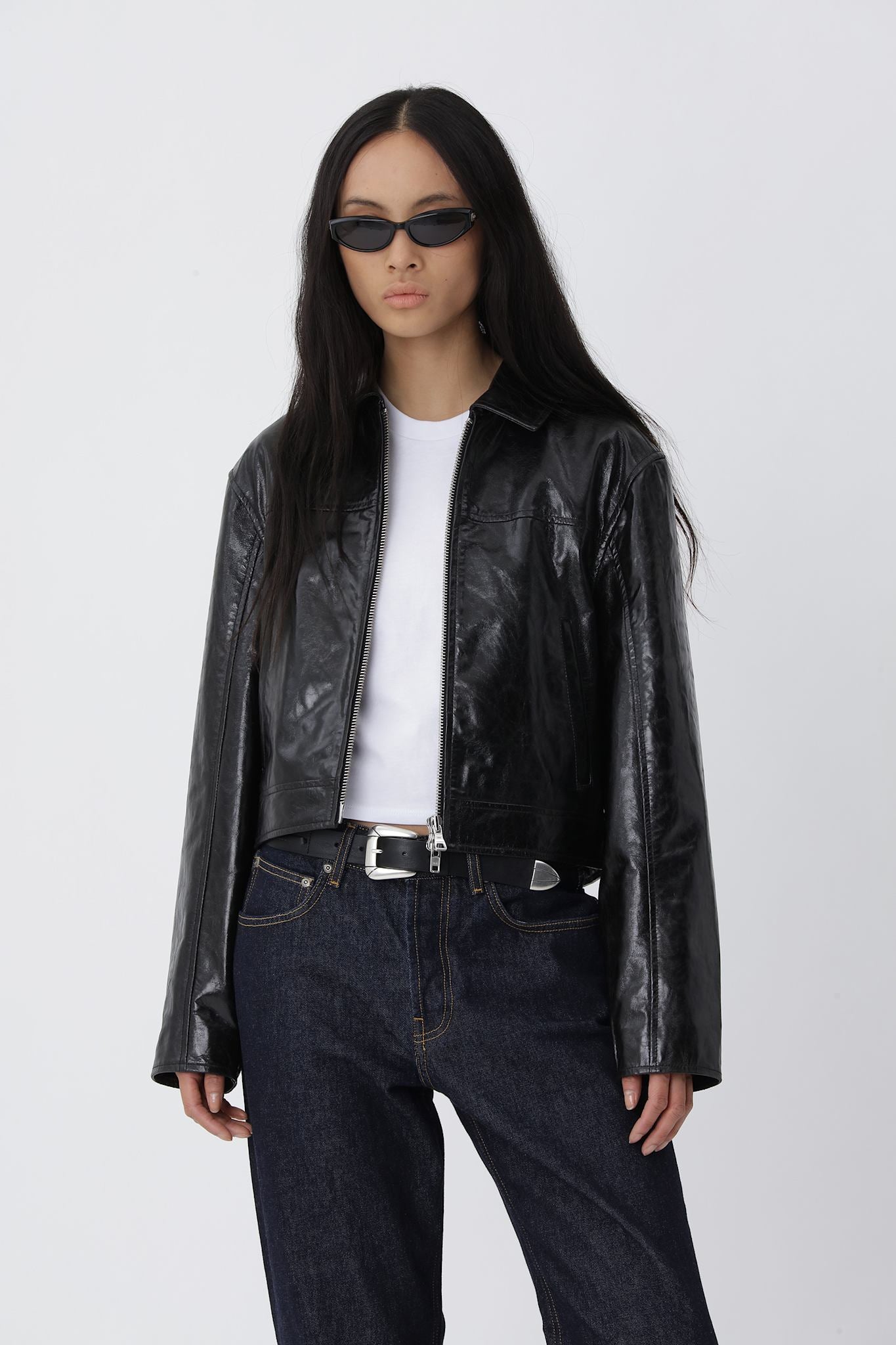 Caro Leather Jacket - Black - Won Hundred Online Store
