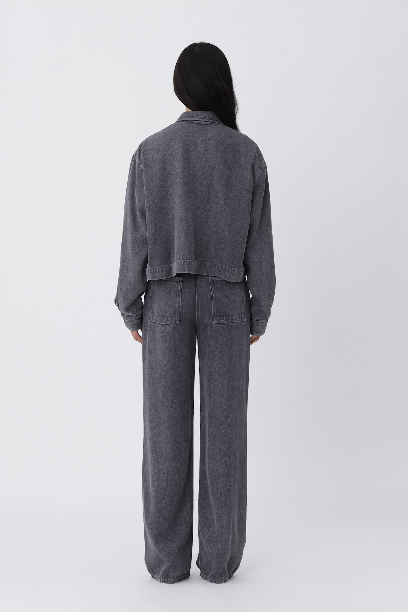 Lexington Zip Shirt - Washed Grey - Won Hundred Online Store