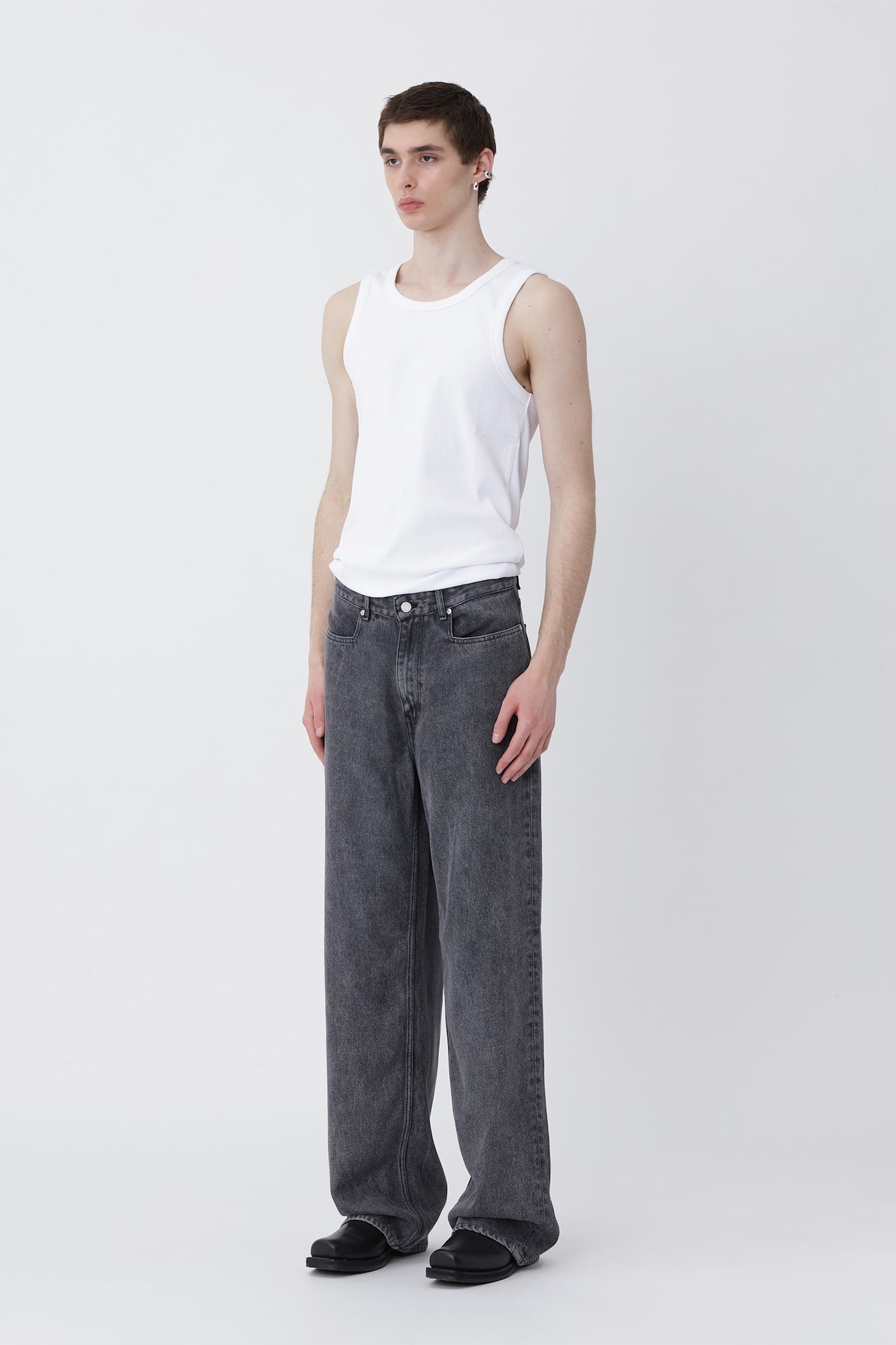 Case Denim Pants - Washed Grey - Won Hundred Online Store