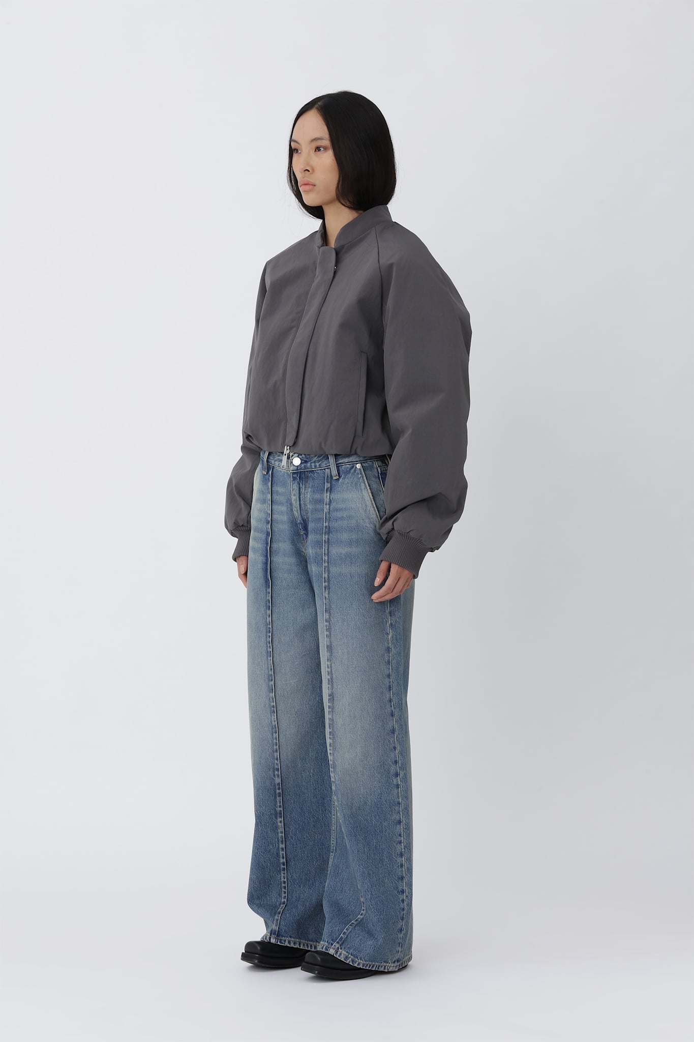 Ola Bomber Jacket - Blackened Pearl - Won Hundred Online Store