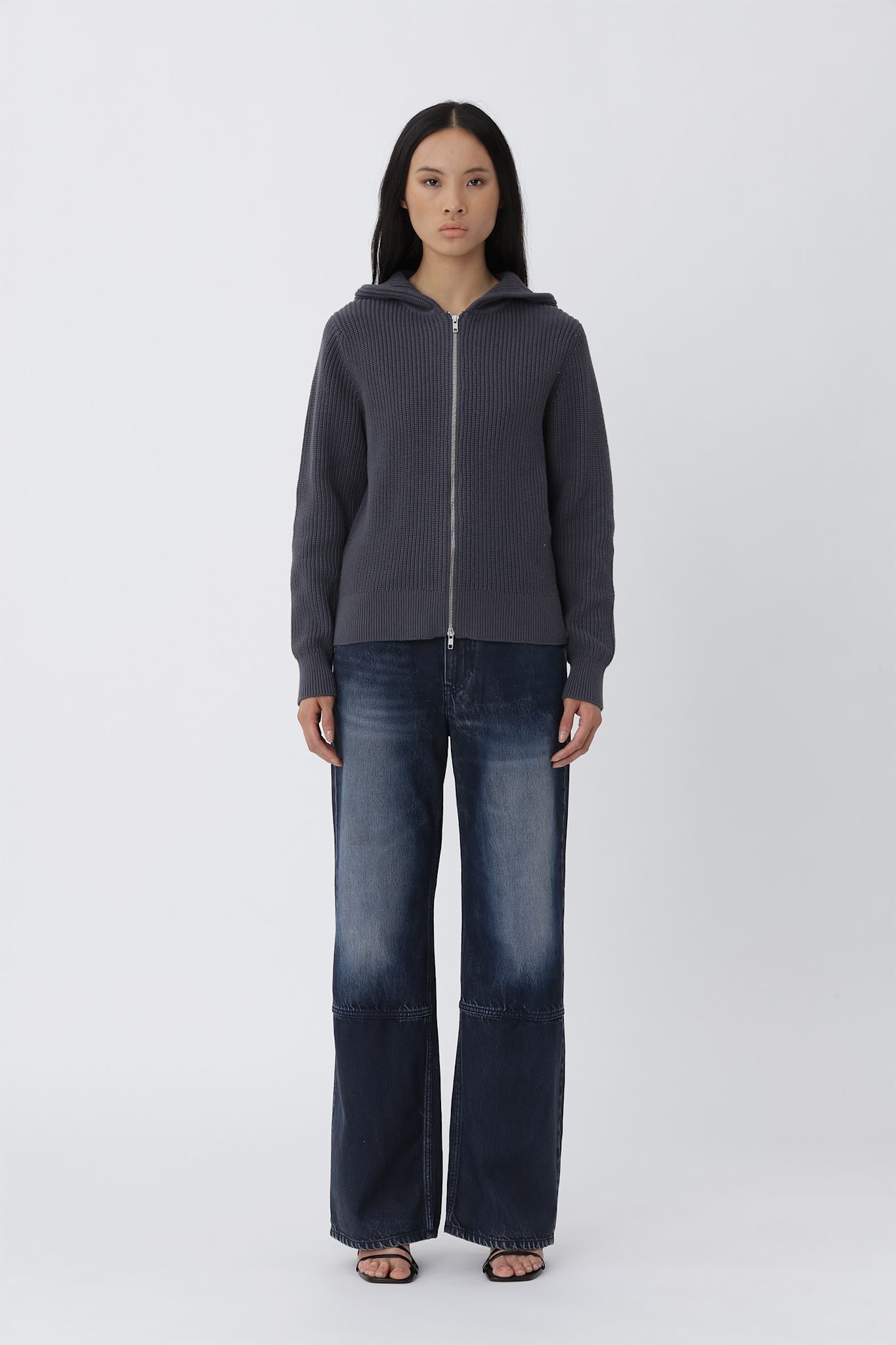 Glasgow Knit Hood W - Blackened Pearl