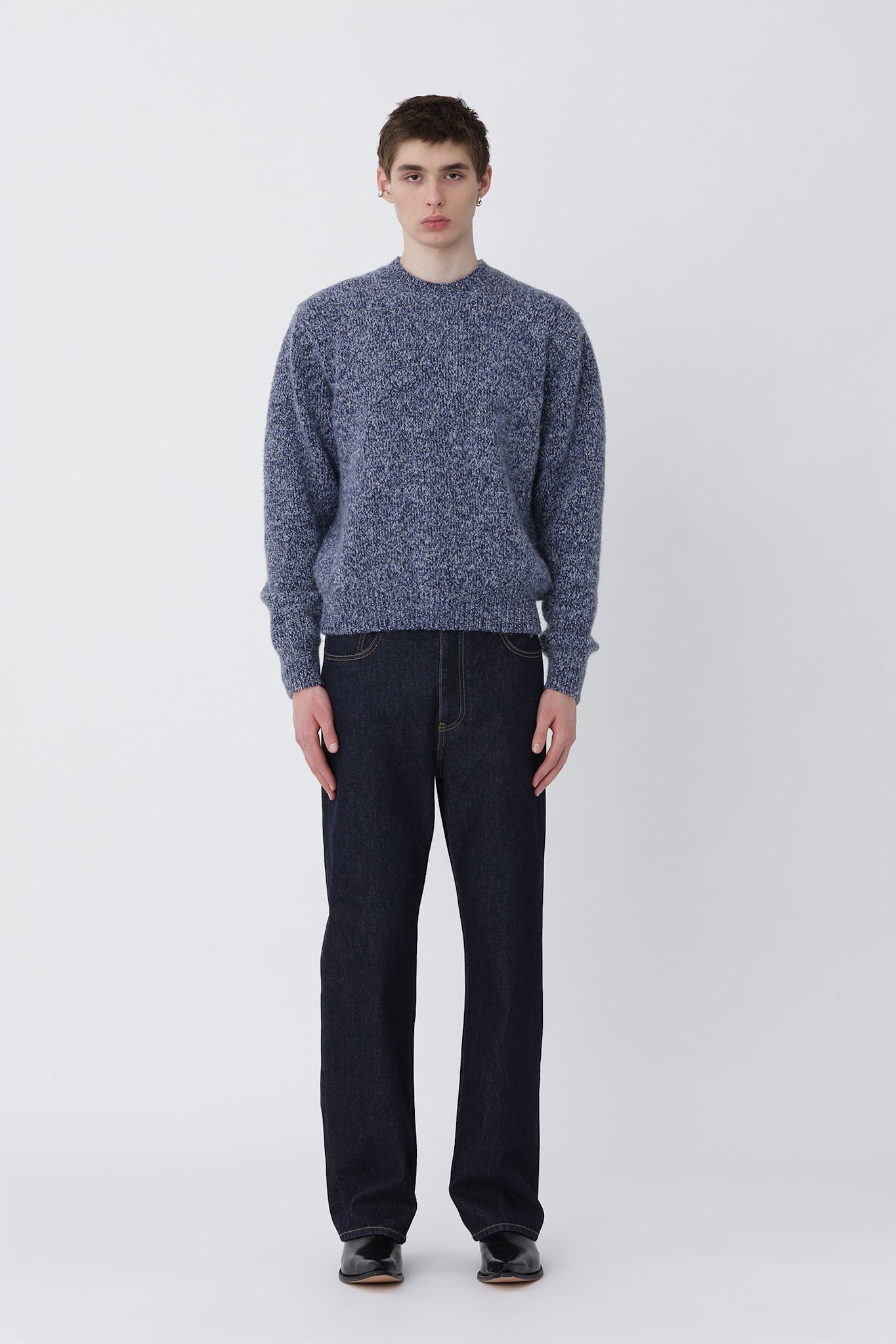Felix Knit Sweater - Blue Indigo COMB. - Won Hundred Online Store