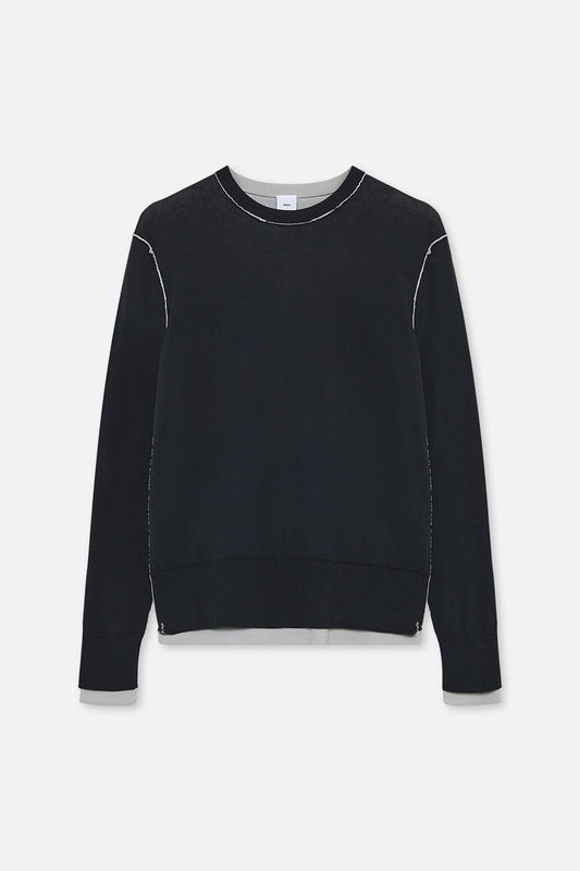 Rune Two Layer Knit Sweater - Won Hundred Online Store