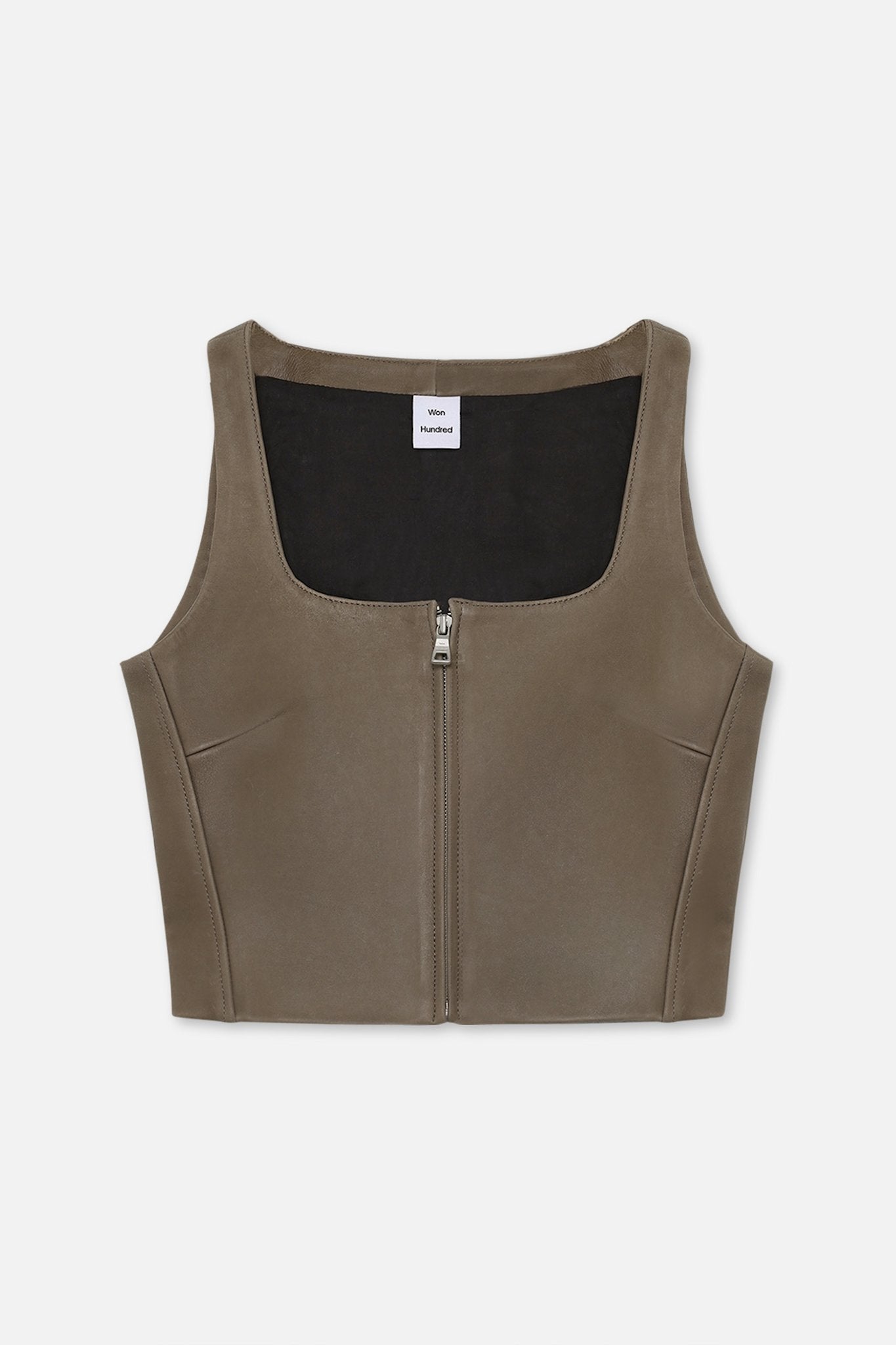 Adria Leather Top - Won Hundred Online Store