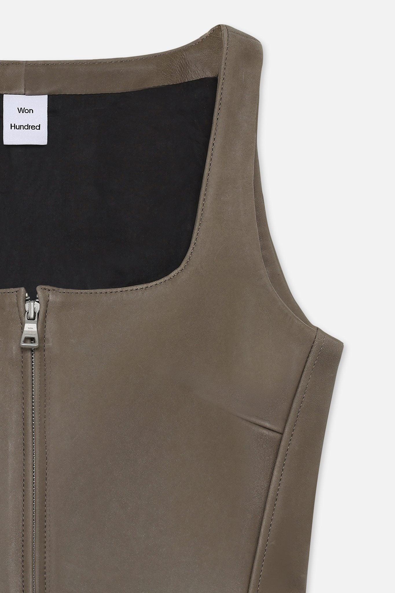 Adria Leather Top - Won Hundred Online Store