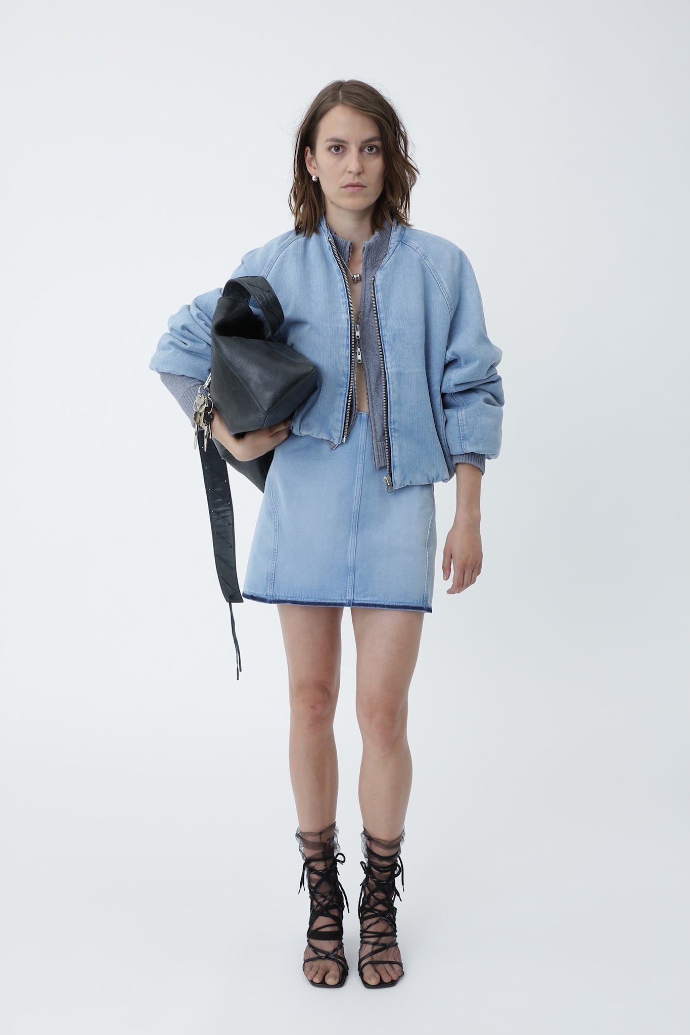 Ola Denim Bomber Jacket - Won Hundred Online Store