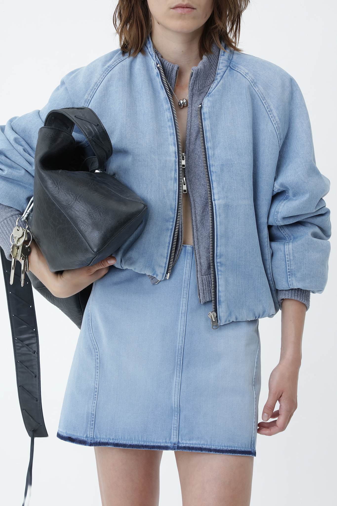 Ola Denim Bomber Jacket - Won Hundred Online Store