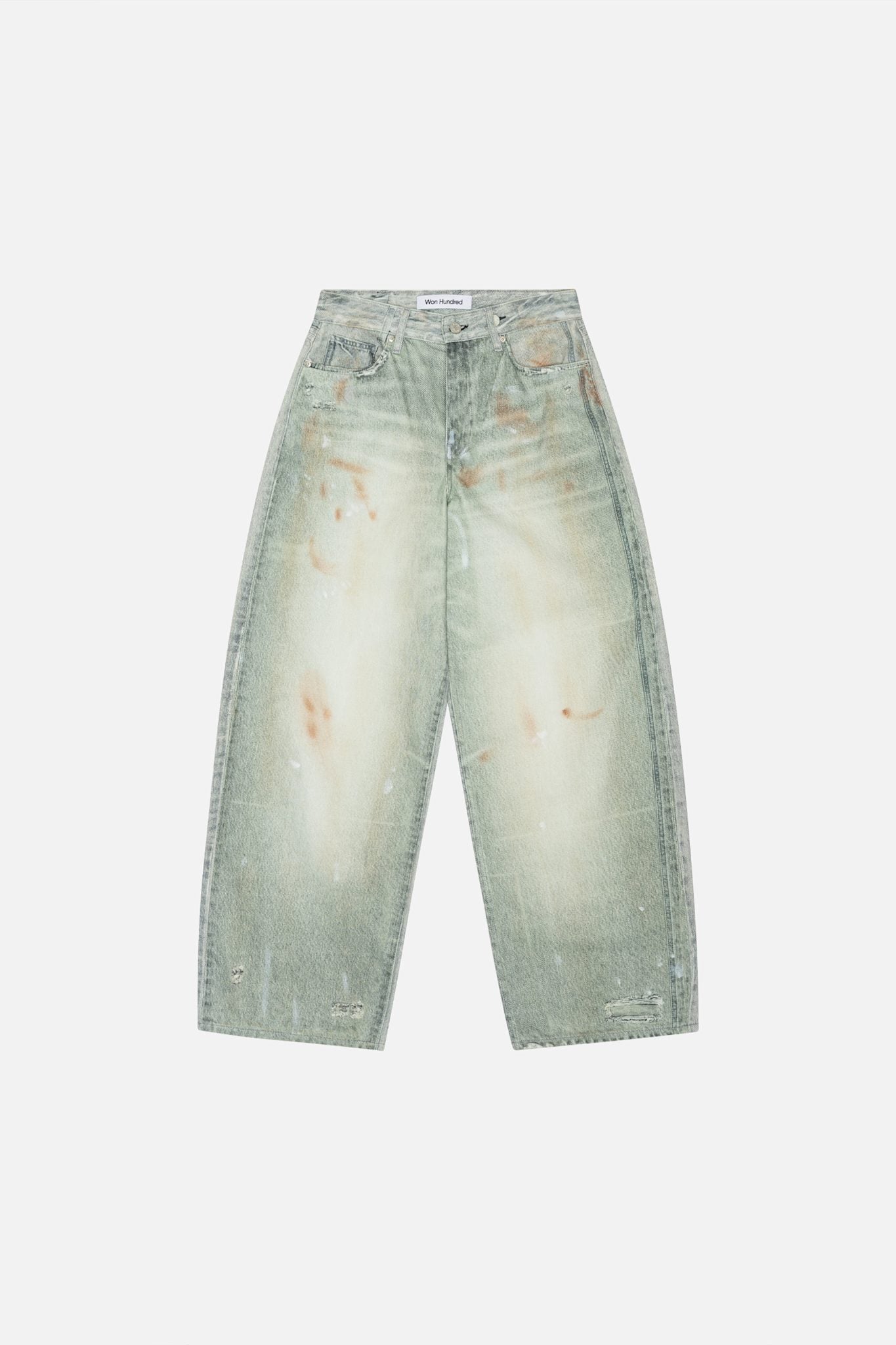 Lyon Printed Denim Jeans M - Won Hundred Online Store