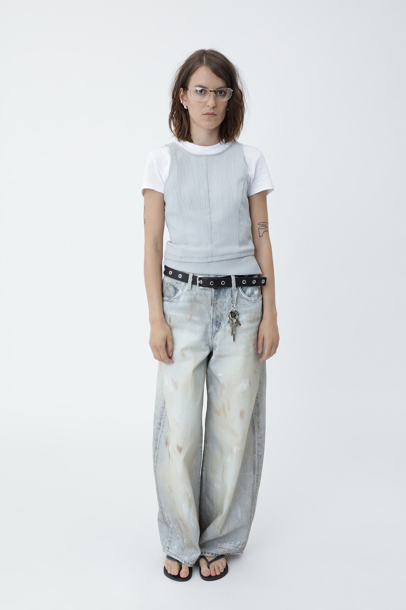 Lyon Printed Denim Jeans W - Won Hundred Online Store