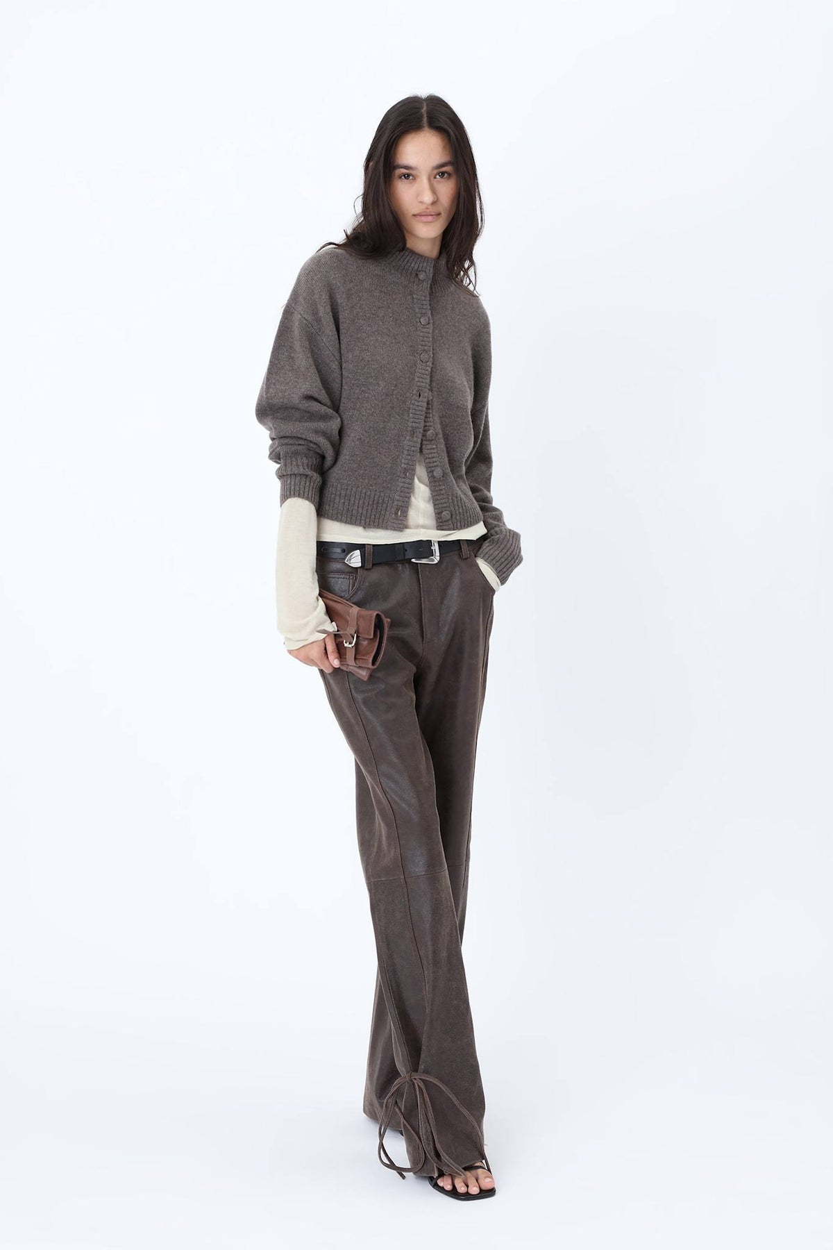Bella String Leather Pants - Won Hundred Online Store