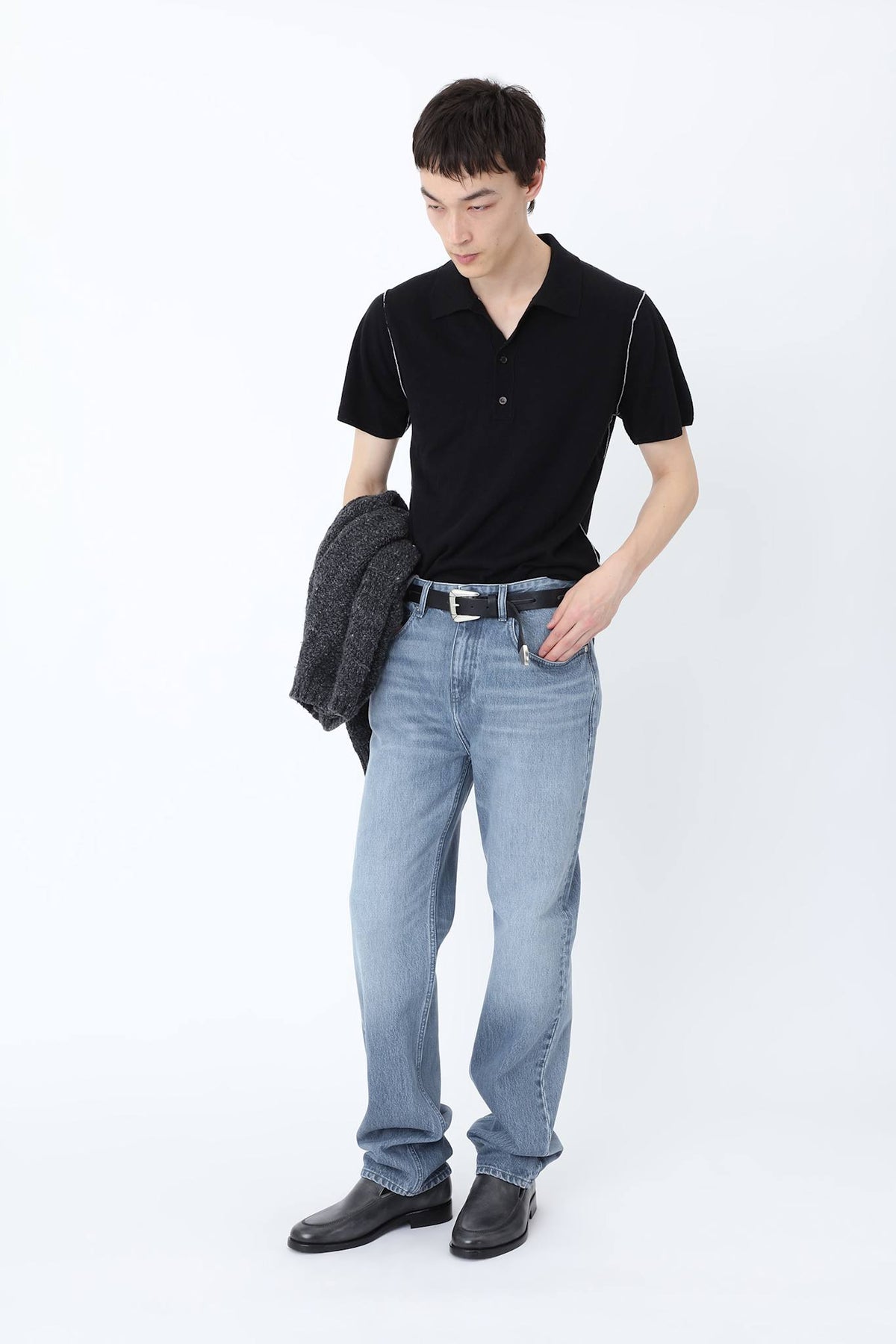Jonas Two Layer Knit Polo - Won Hundred Online Store