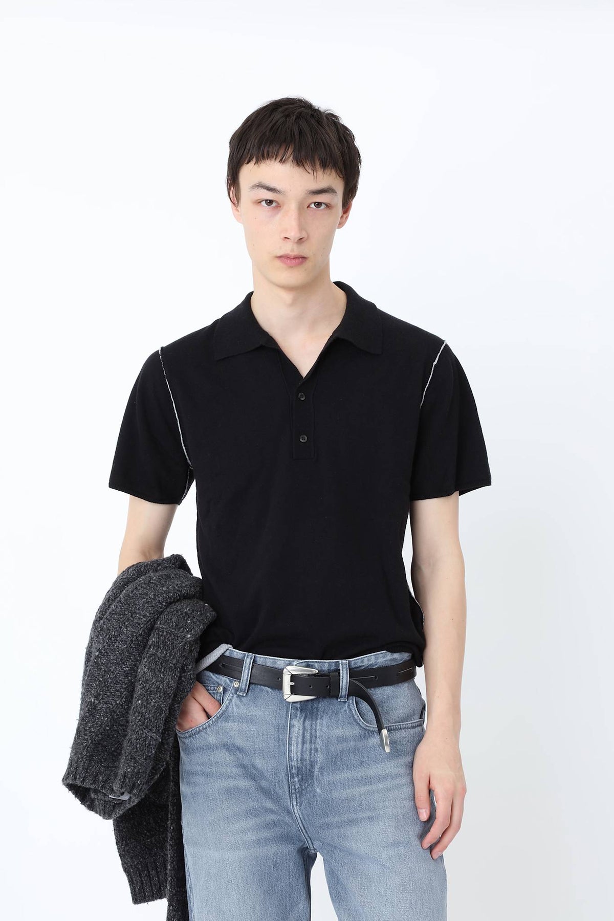 Jonas Two Layer Knit Polo - Won Hundred Online Store