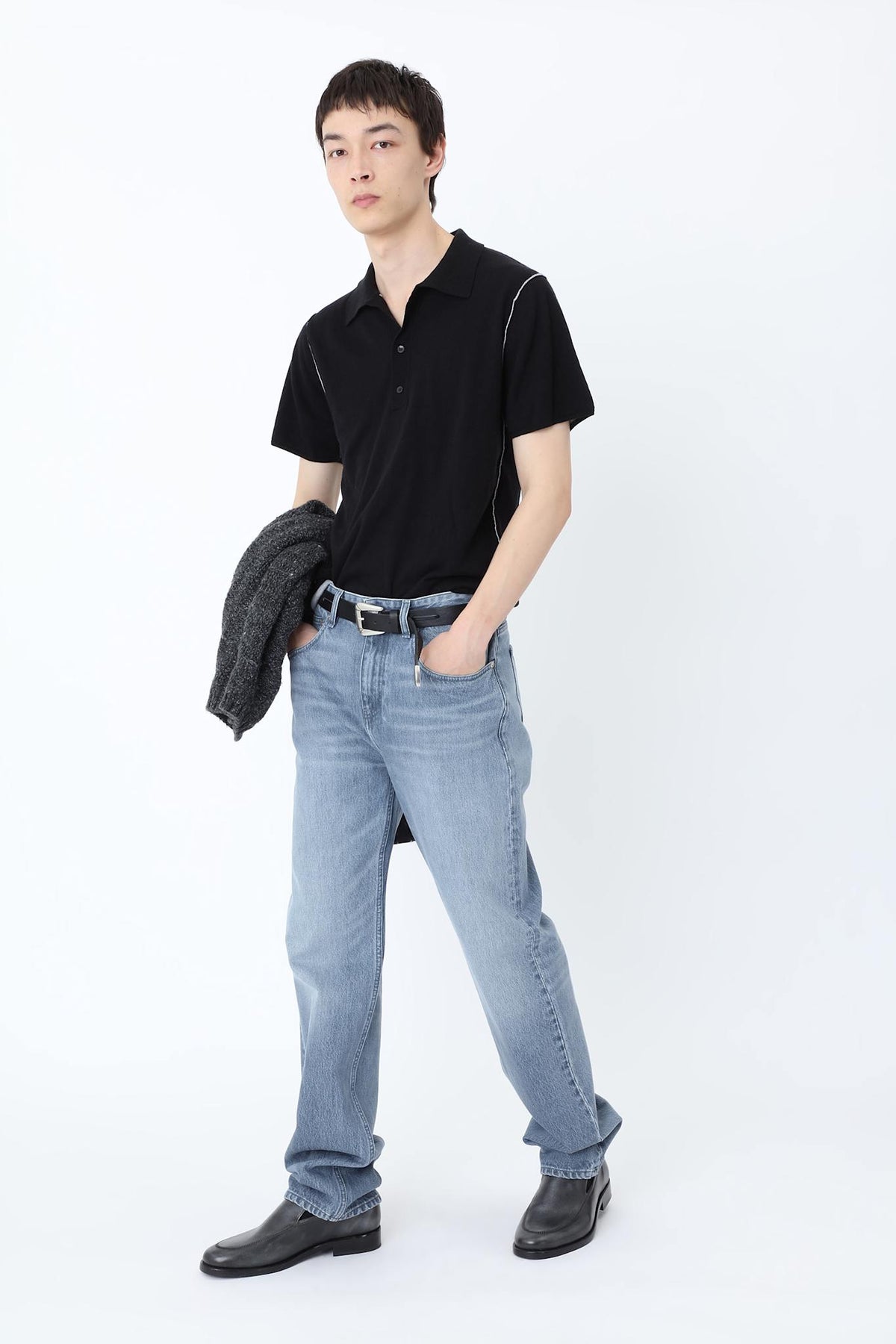 Jonas Two Layer Knit Polo - Won Hundred Online Store
