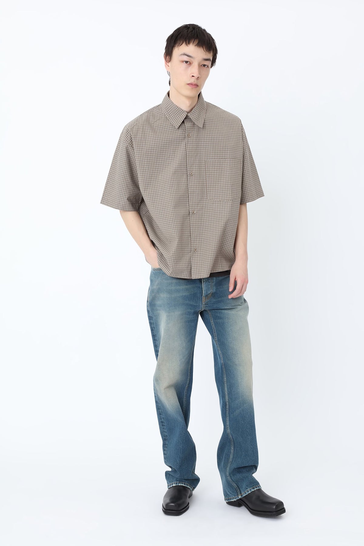 Maza Check SS Shirt - Won Hundred Online Store
