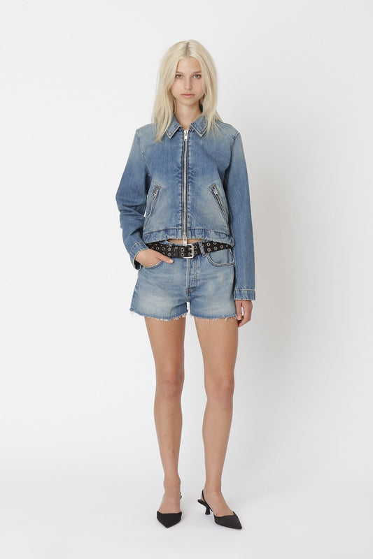 Won Hundred Women Addison 80s Light Blue Shorts Denim 80s Light Blue