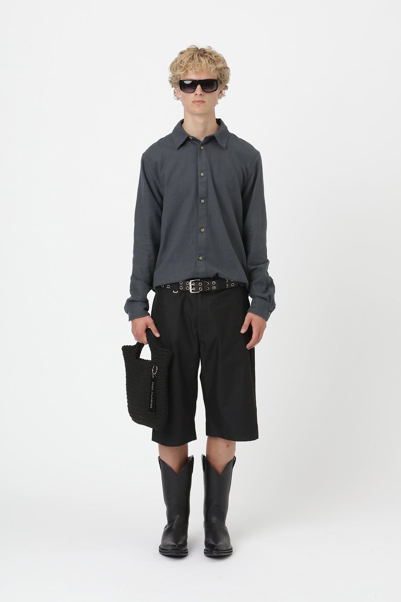 Won Hundred Men Adriel Shirt Ebony