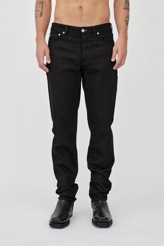 Won Hundred Men Archer 5-Pockets Rinse Black