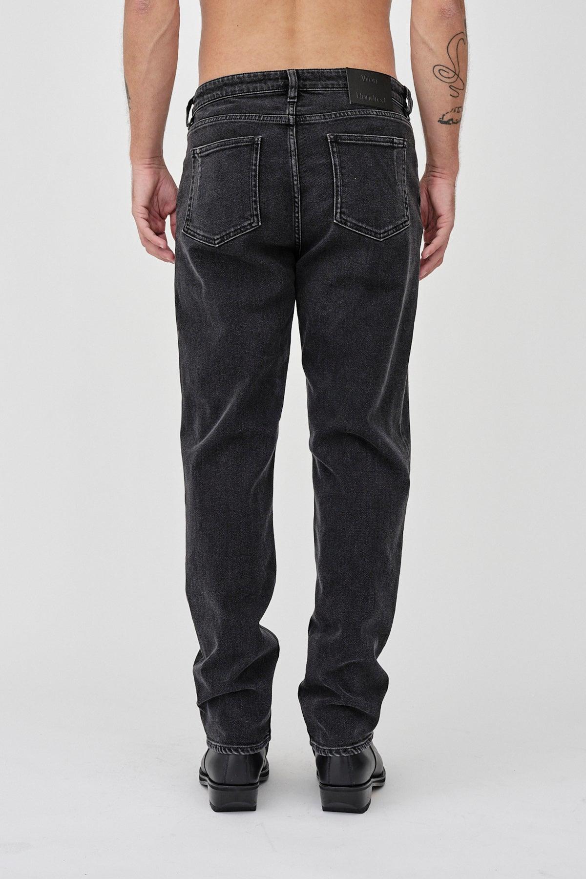 Won Hundred Men Archer 5-Pockets Clean Dark Grey