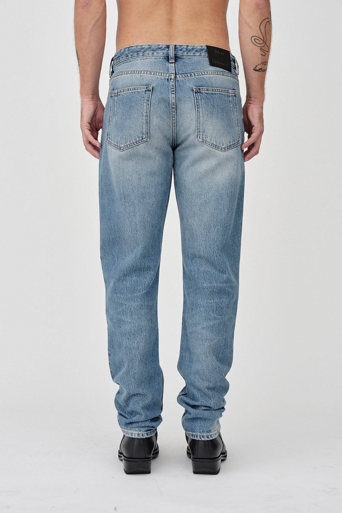 Won Hundred Men Archer Delight Blue 6 5-Pockets Delight Blue 6