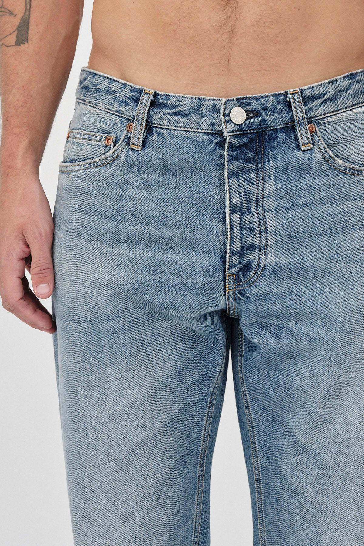 Won Hundred Men Archer Delight Blue 6 5-Pockets Delight Blue 6