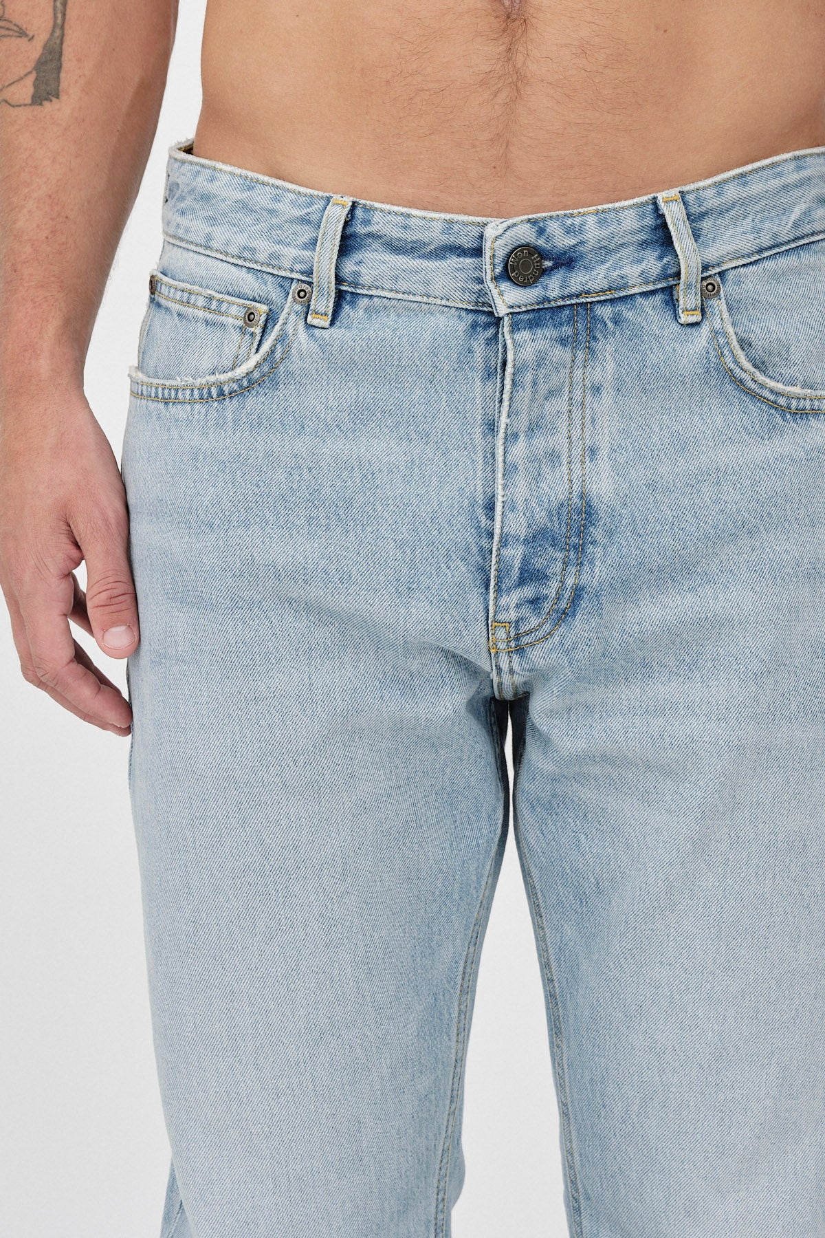 Won Hundred Men Archer Ready Blue 5-Pockets Ready Blue