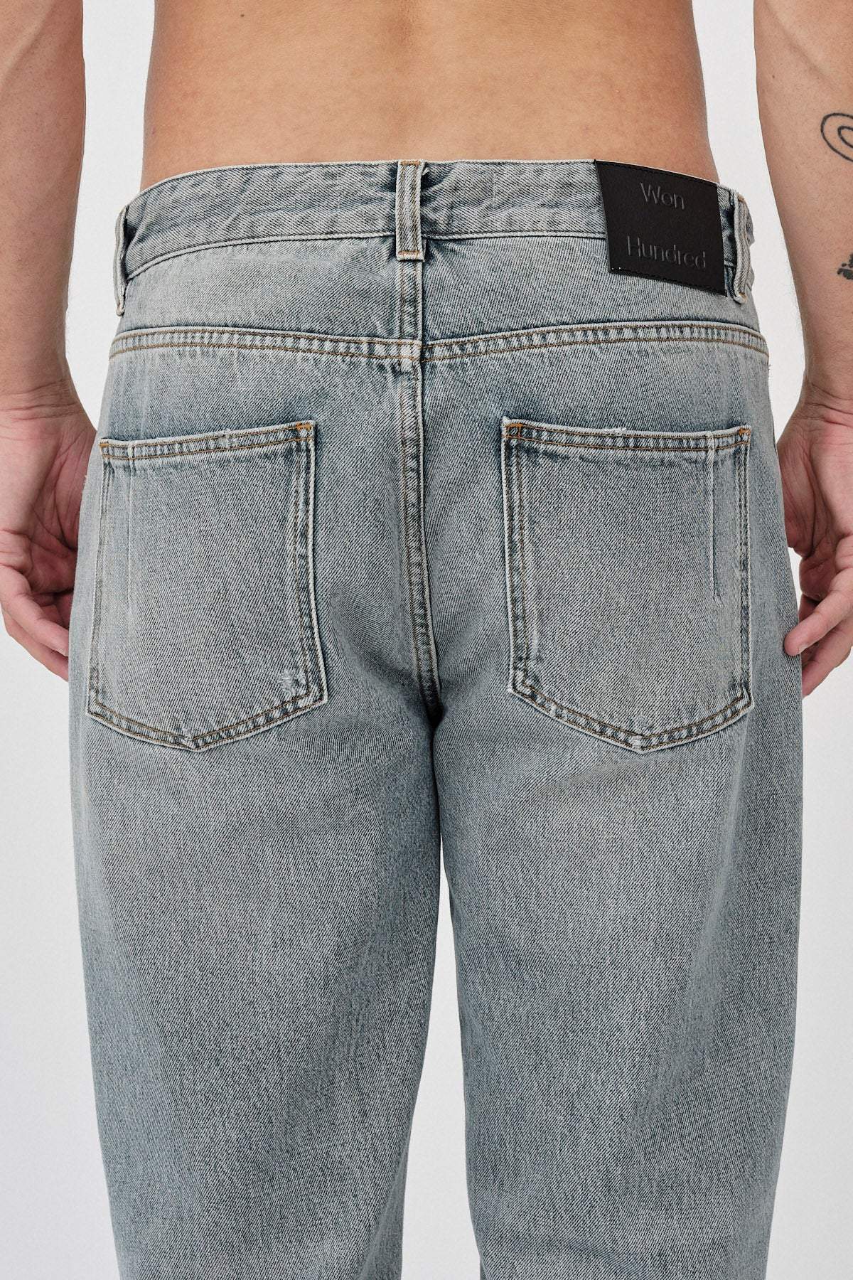 Won Hundred Men Ben 5-Pockets Dirt Blue