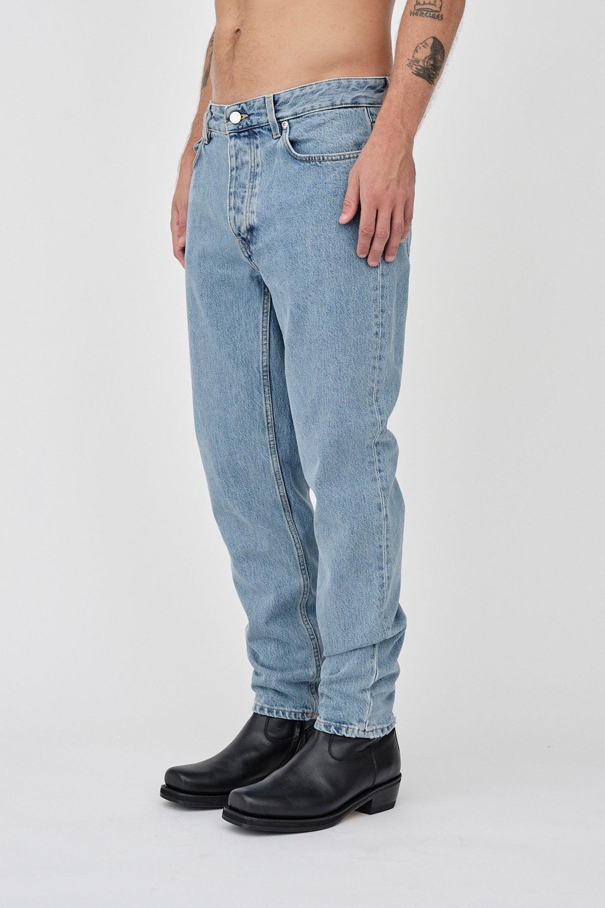 Won Hundred Men Ben 5-Pockets Distressed Blue-