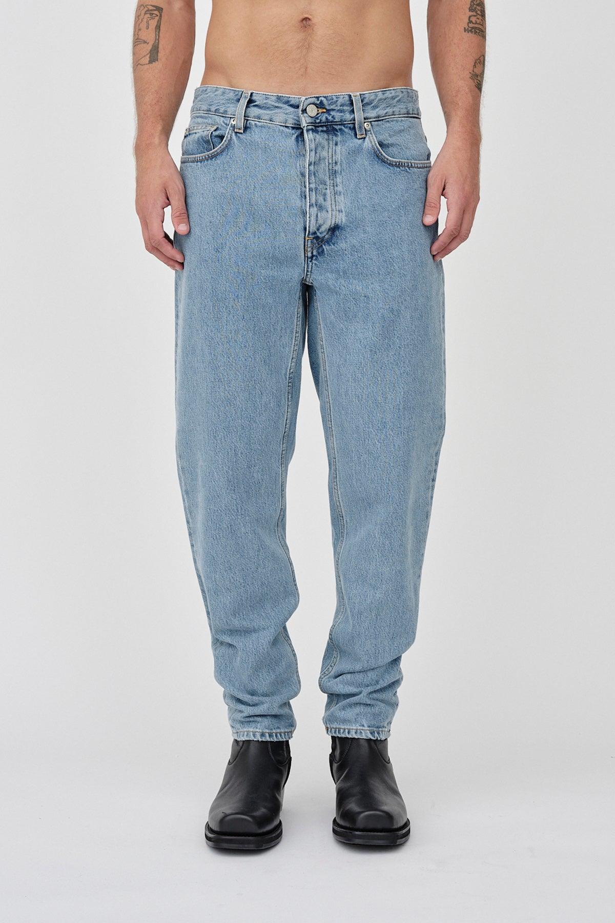 Won Hundred Men Ben 5-Pockets Distressed Blue-