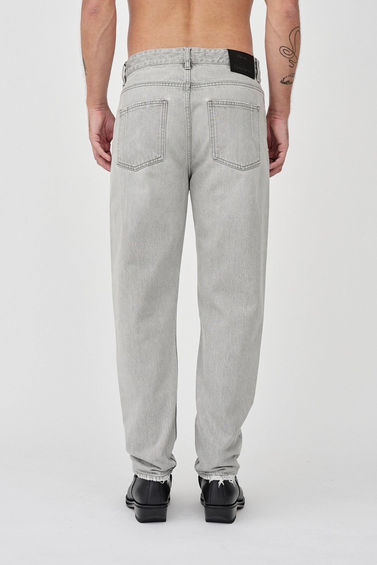 Won Hundred Men Ben 5-Pockets Light Grey