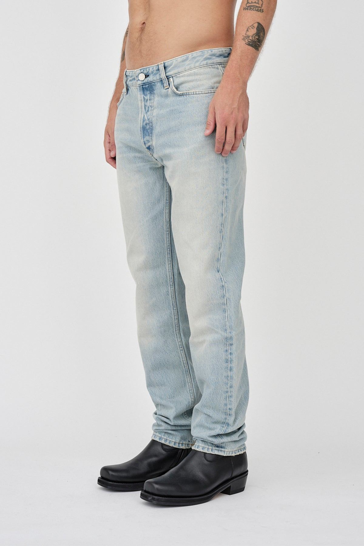 Won Hundred Men Bill Tint Beatet Blue 5-Pockets Beatet Blue