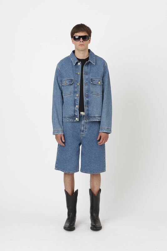 Won Hundred Men Clayton Denim Jacket Mable Blue