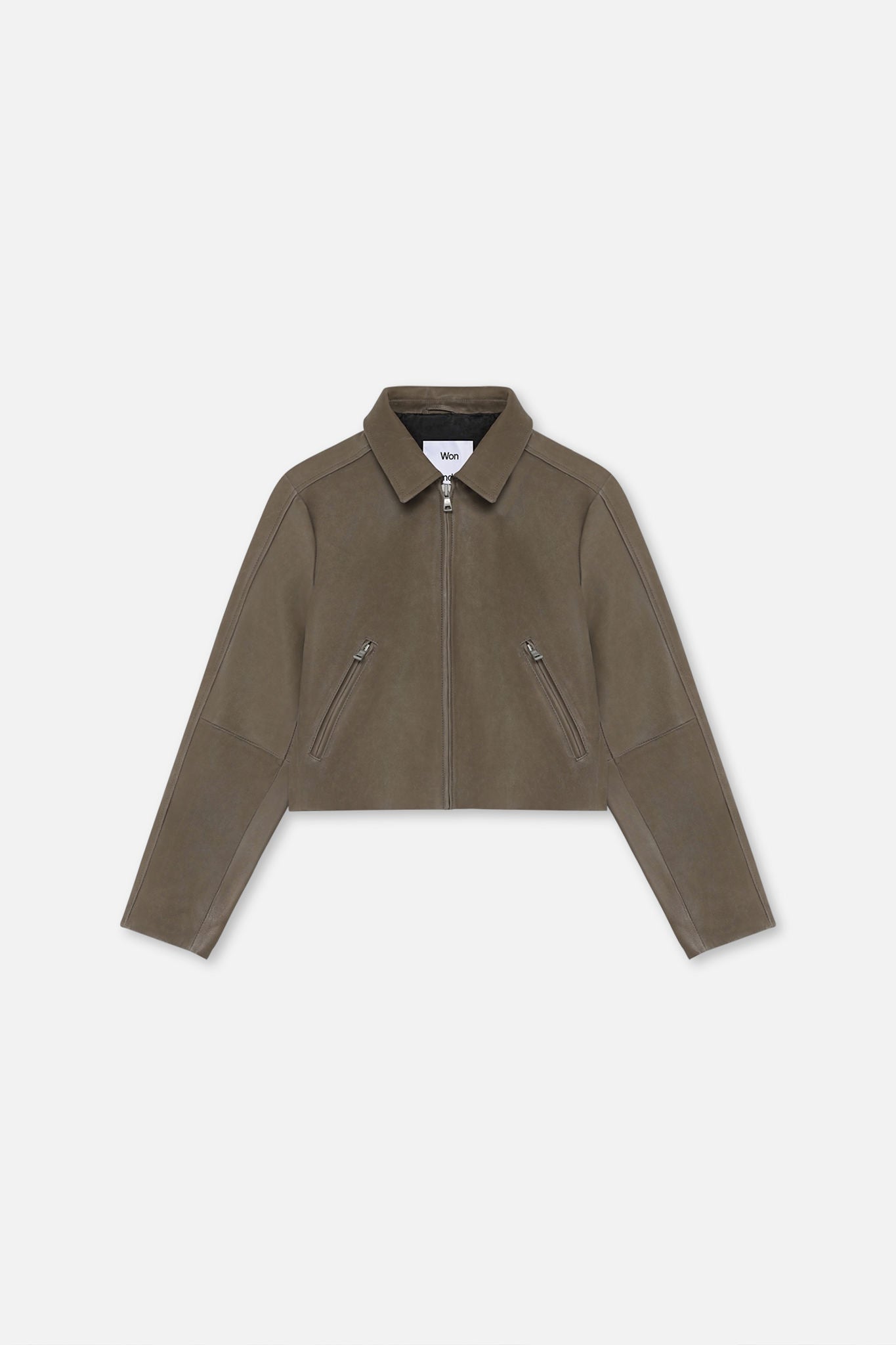 Dalia Panel Leather Jacket - Won Hundred Online Store