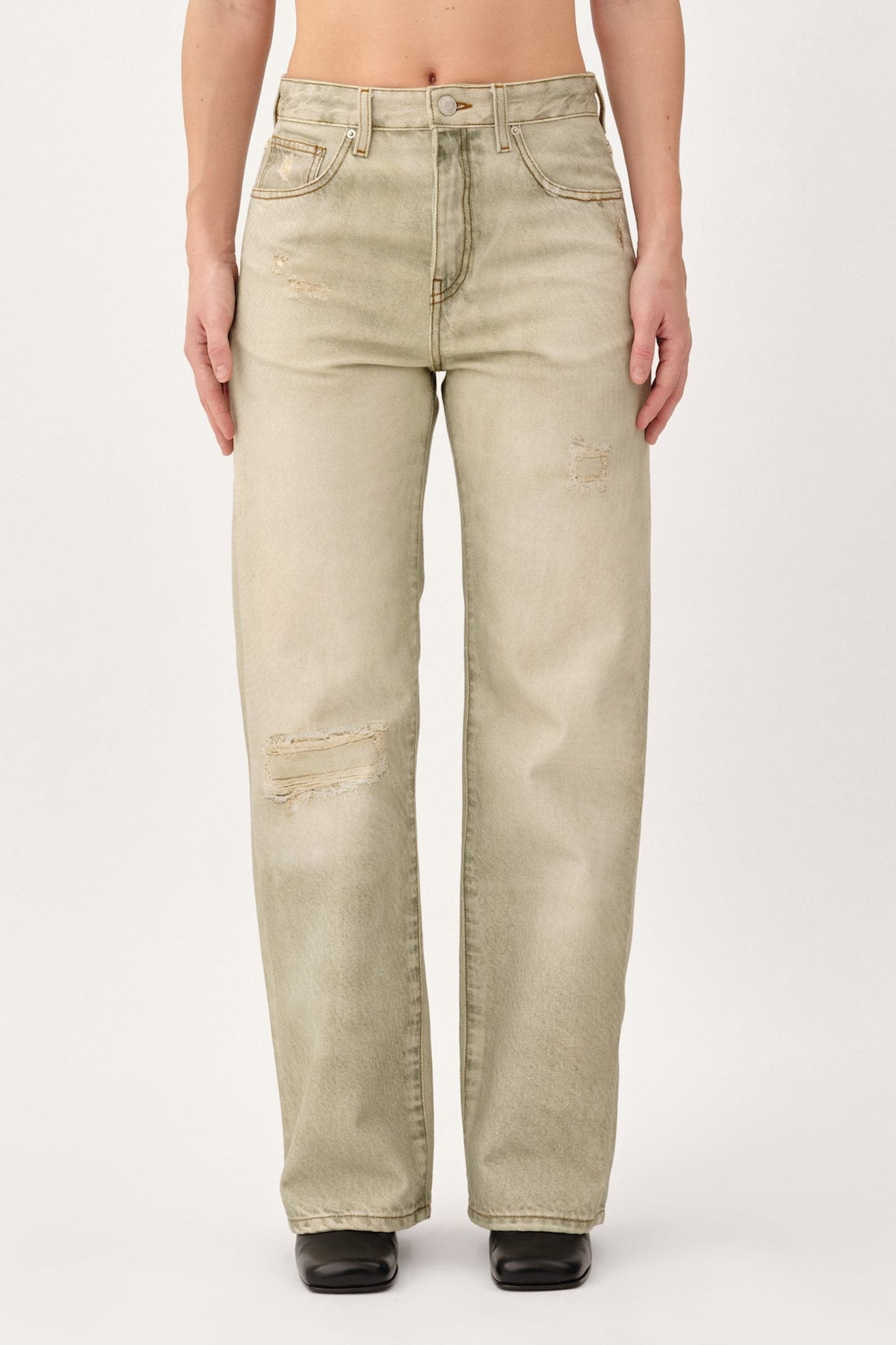 Won Hundred Men Genoa Printed Denim Denim Digital and rinse