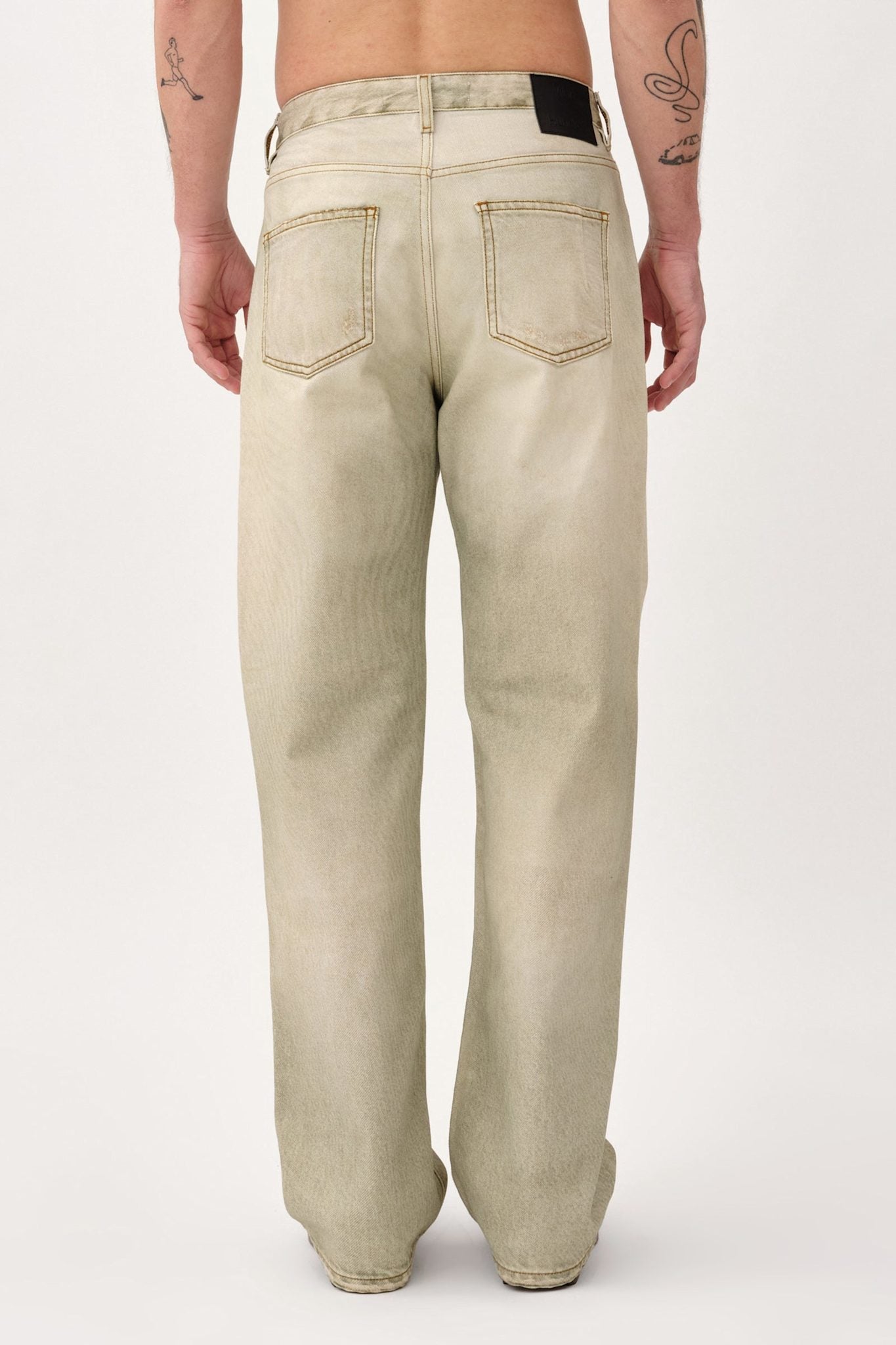 Won Hundred Men Genoa Printed Denim Denim Digital and rinse