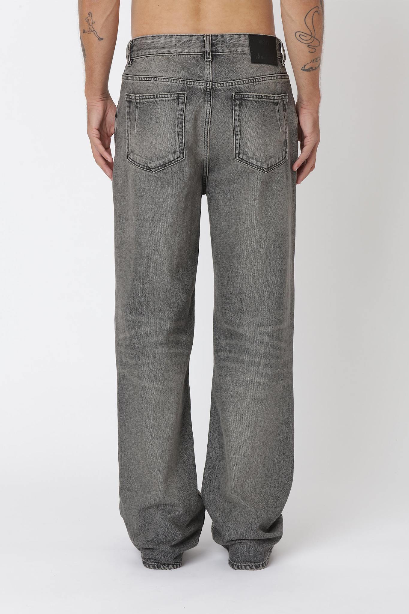 Won Hundred Unisex Genoa Tintet Grey 5-Pockets Tinted Grey